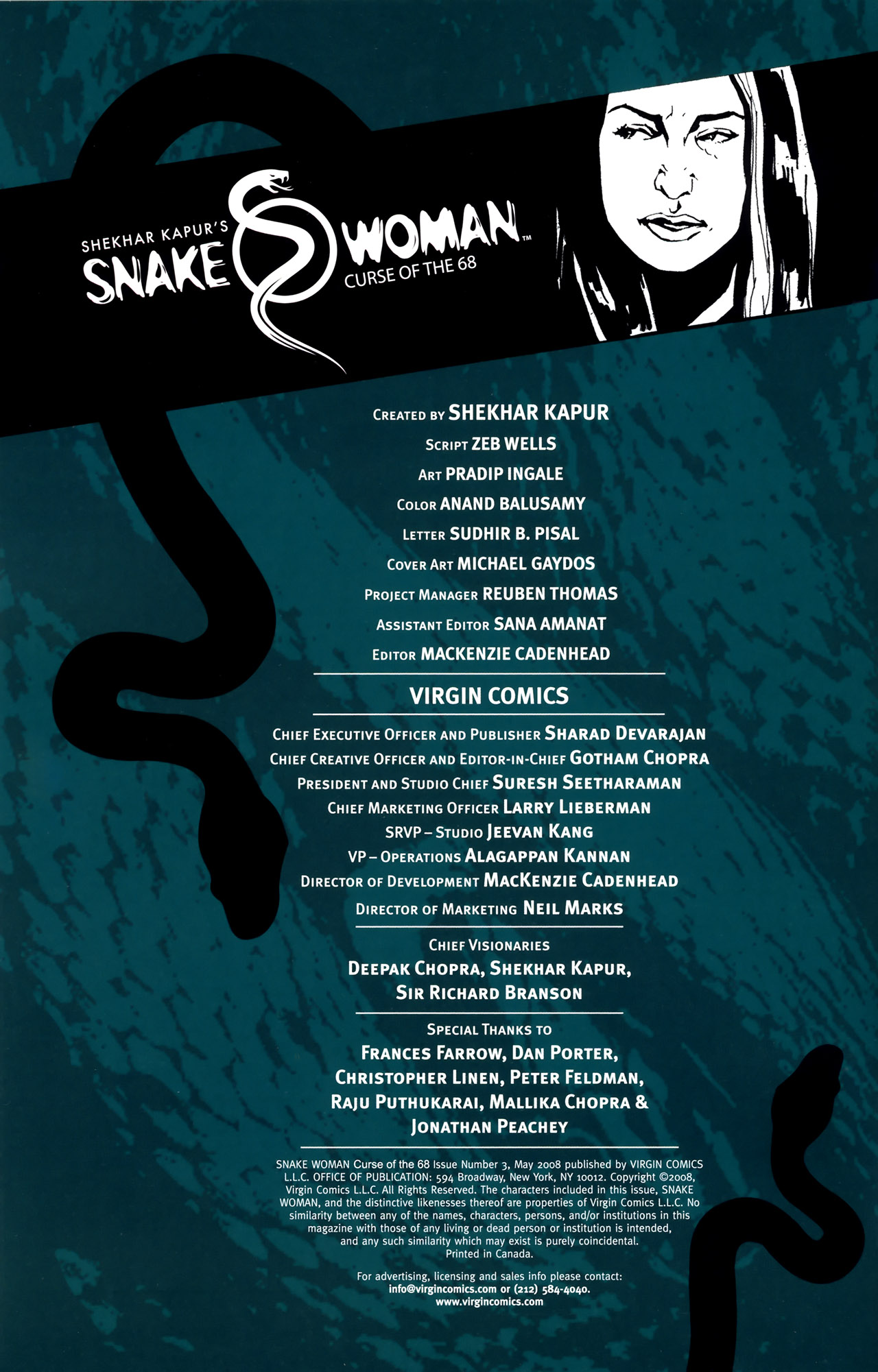Read online Snake Woman Curse of the 68 comic -  Issue #3 - 2