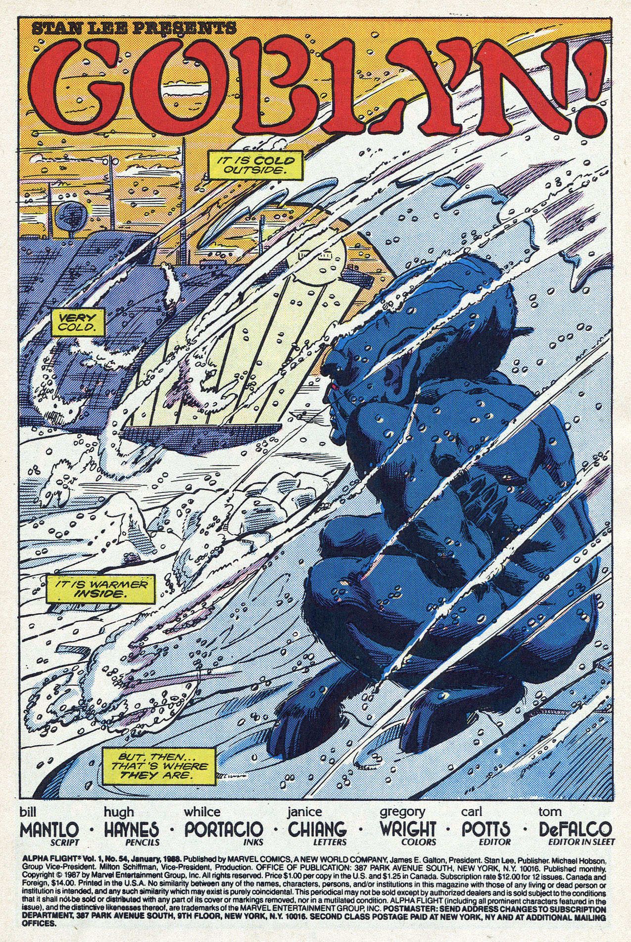 Read online Alpha Flight (1983) comic -  Issue #54 - 3