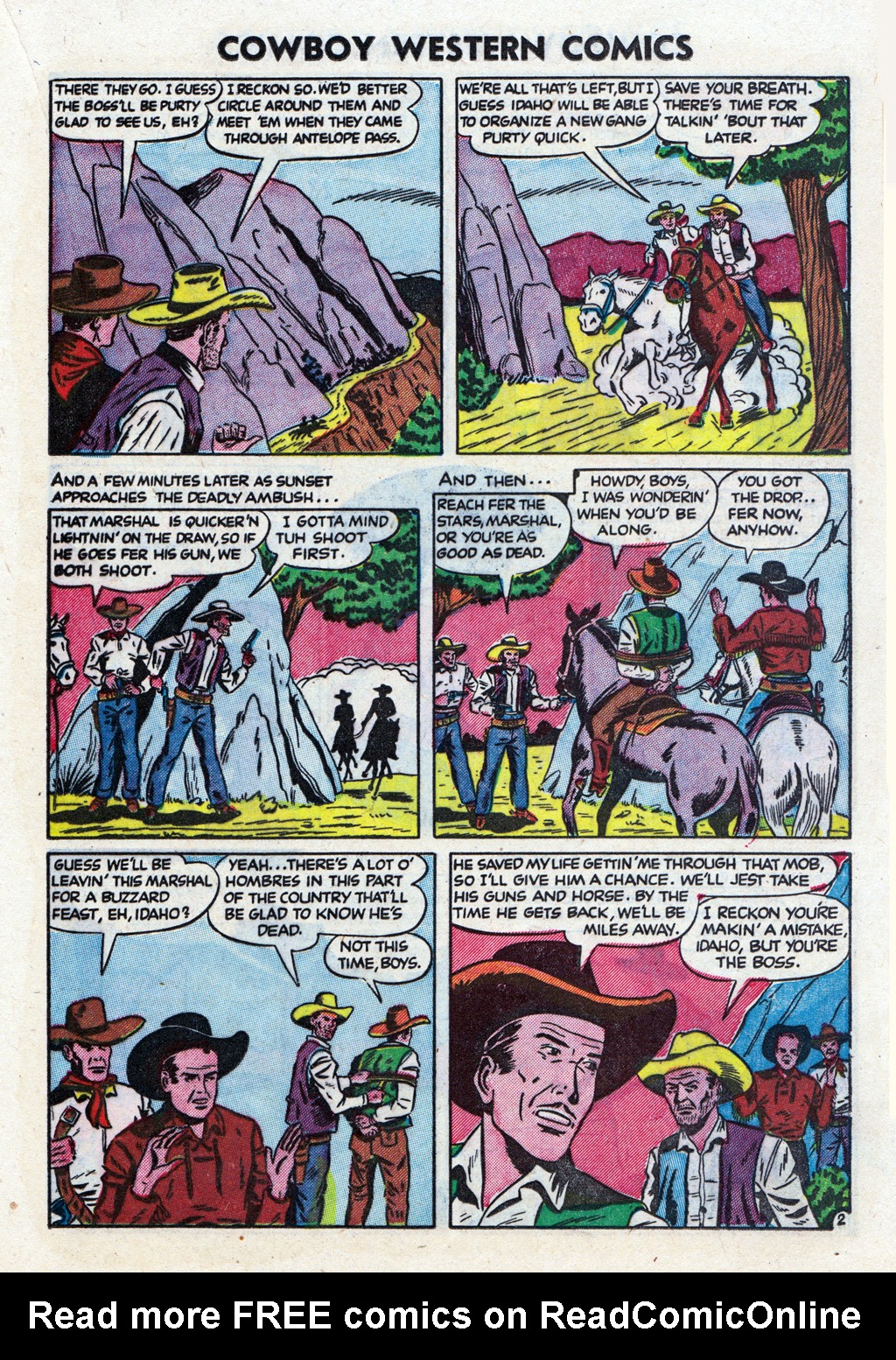 Read online Cowboy Western Comics (1948) comic -  Issue #36 - 13