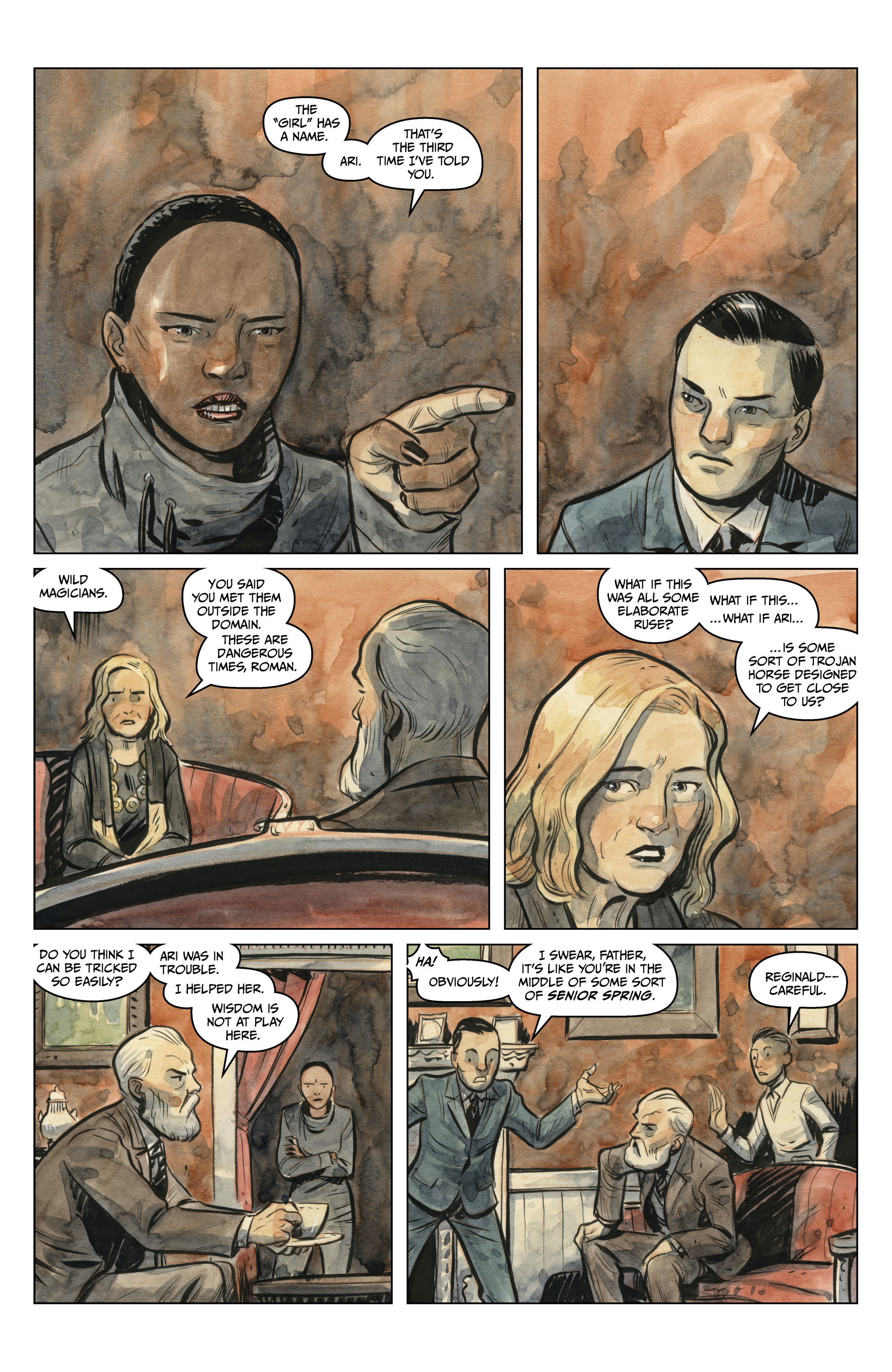 Read online Manor Black comic -  Issue # _TPB - 42