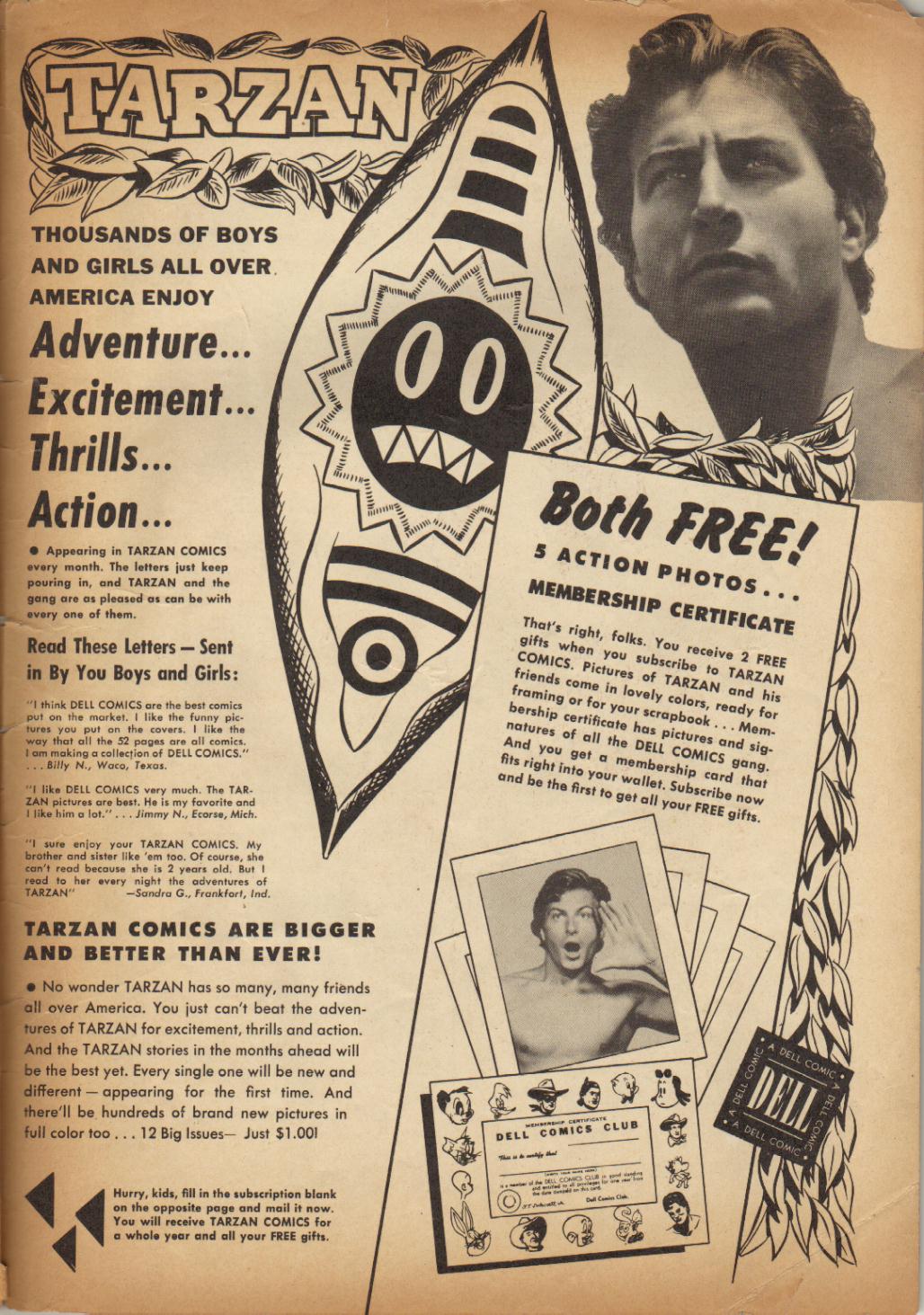 Read online Tarzan (1948) comic -  Issue #26 - 35