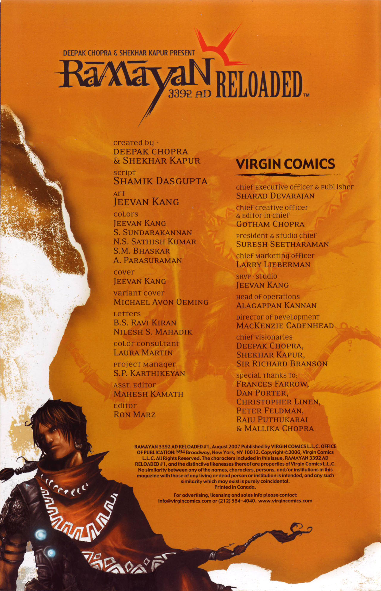 Read online Ramayan 3392 A.D. Reloaded comic -  Issue #1 - 2