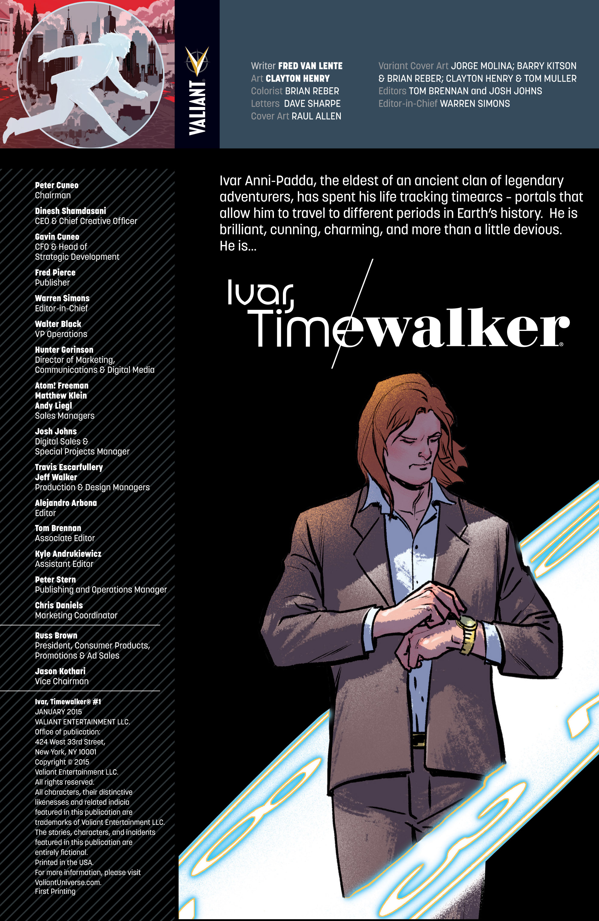 Read online Ivar, Timewalker comic -  Issue #1 - 2