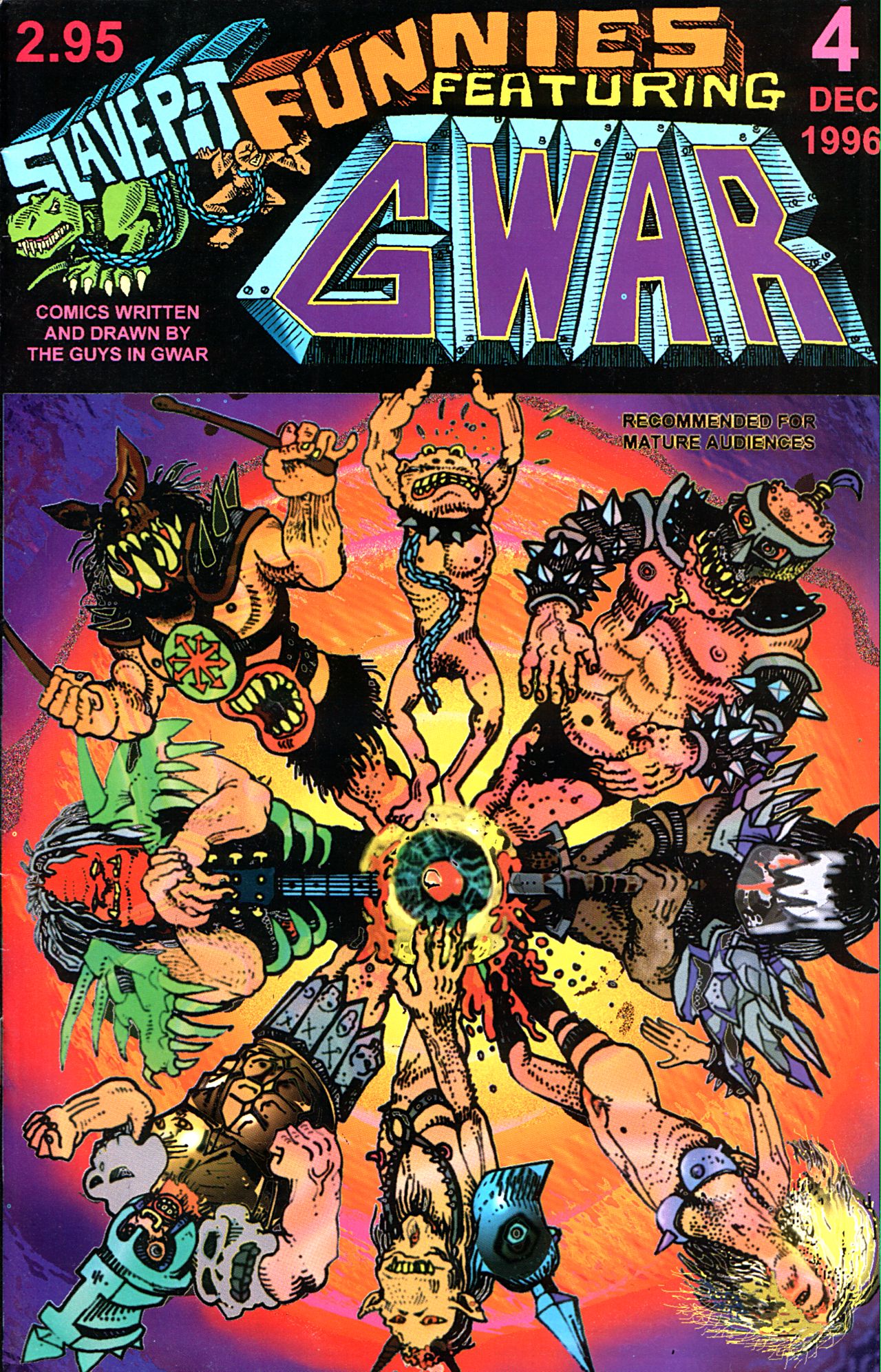 Read online Slavepit Funnies Featuring Gwar comic -  Issue #4 - 1
