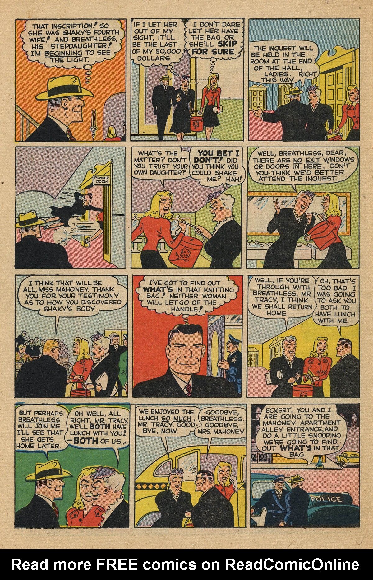 Read online Dick Tracy comic -  Issue #35 - 14