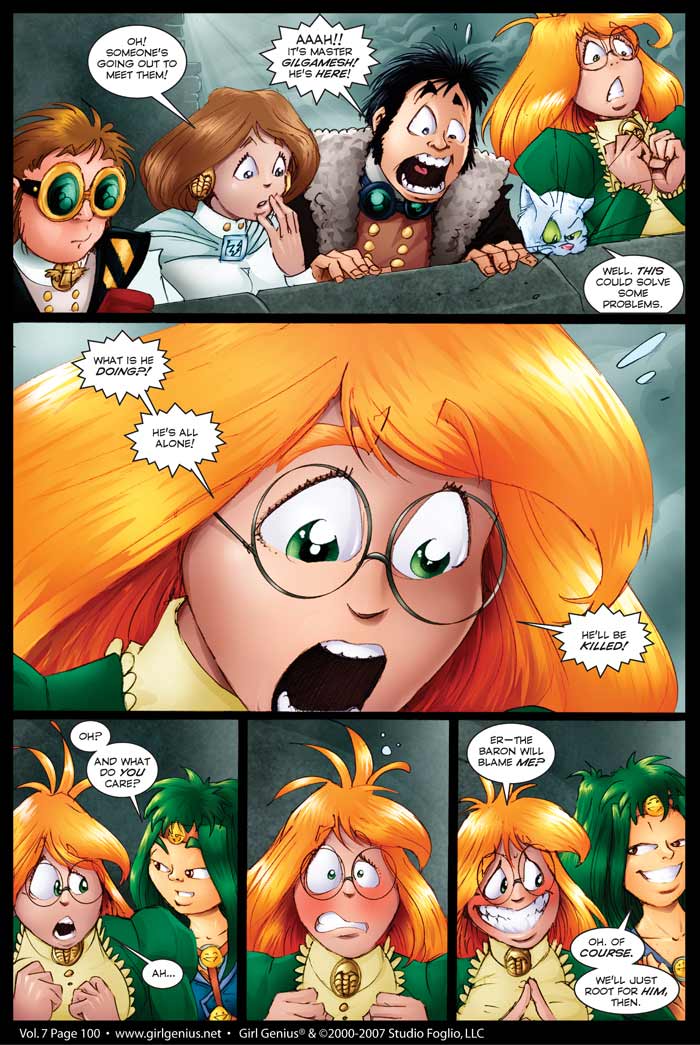 Read online Girl Genius (2002) comic -  Issue #7 - 100