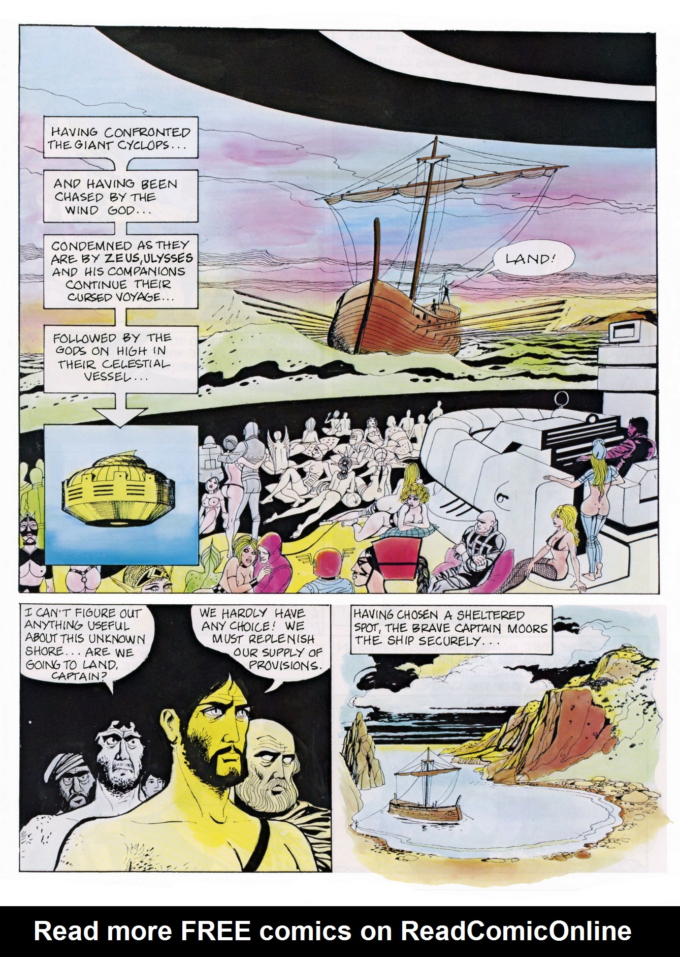 Read online Heavy Metal Presents Ulysses comic -  Issue # TPB - 37