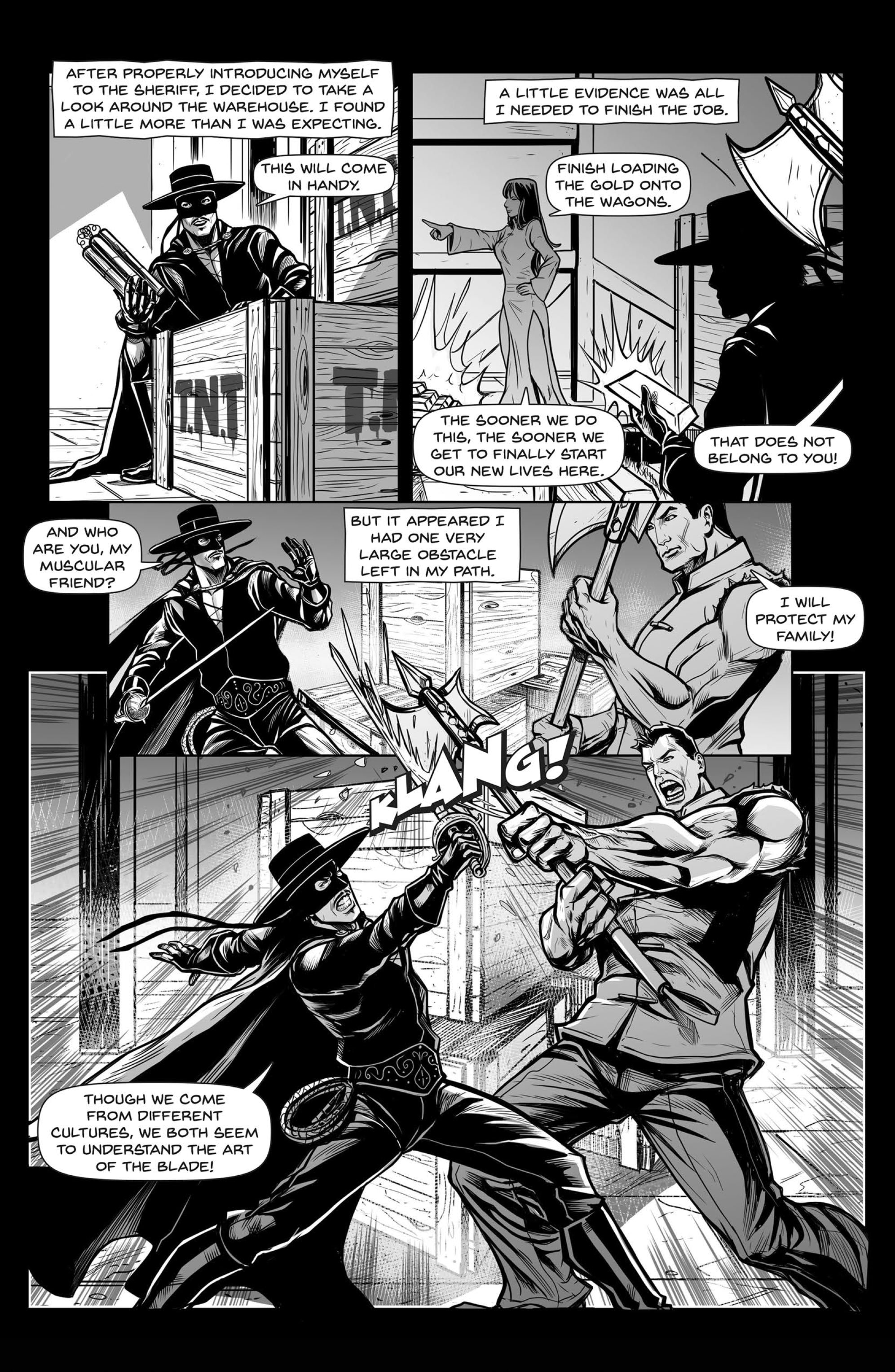 Read online Zorro Black & White Noir comic -  Issue # Full - 16