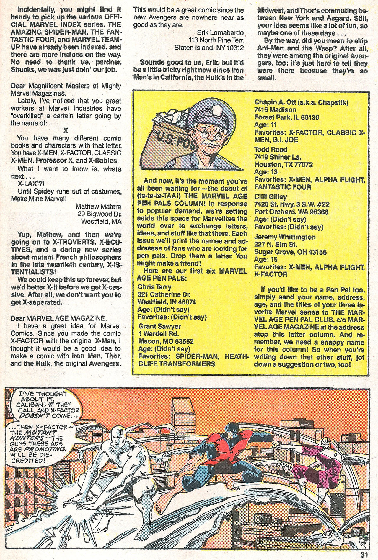 Read online Marvel Age comic -  Issue #55 - 31