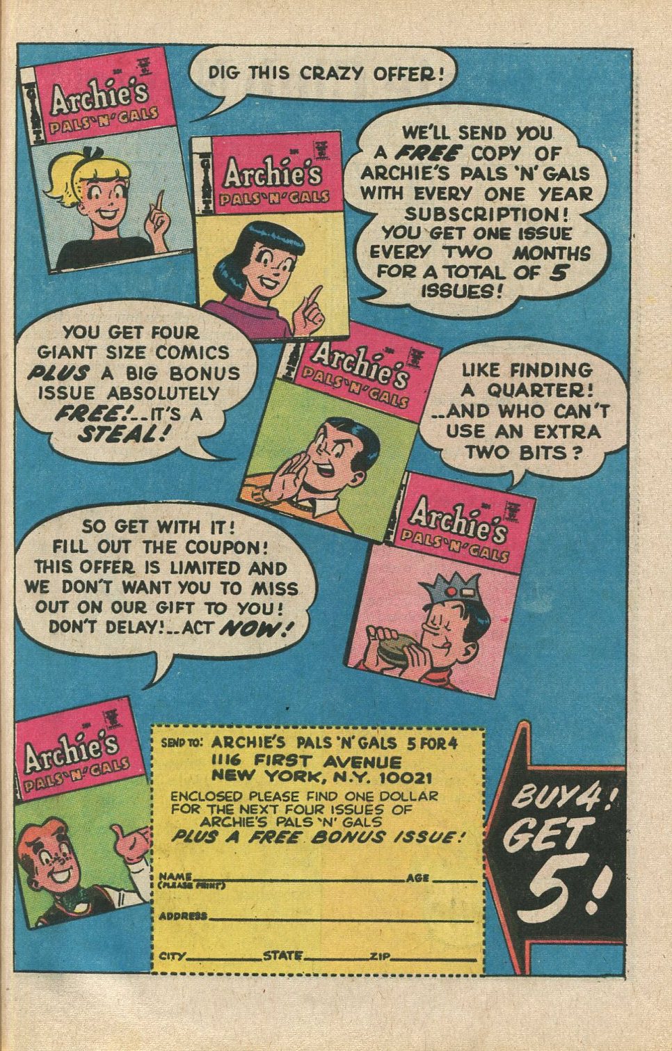 Read online Archie's Pals 'N' Gals (1952) comic -  Issue #53 - 31