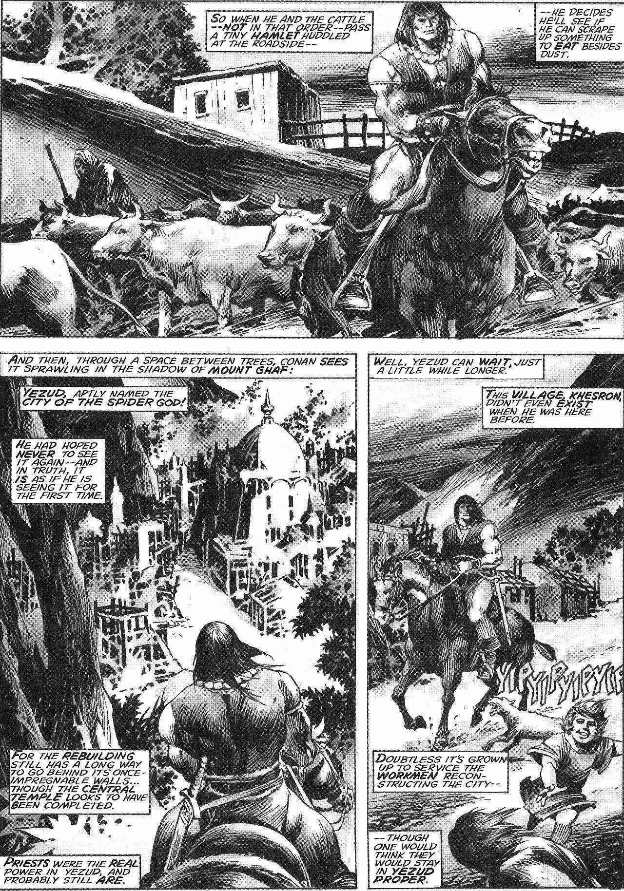 Read online The Savage Sword Of Conan comic -  Issue #208 - 16