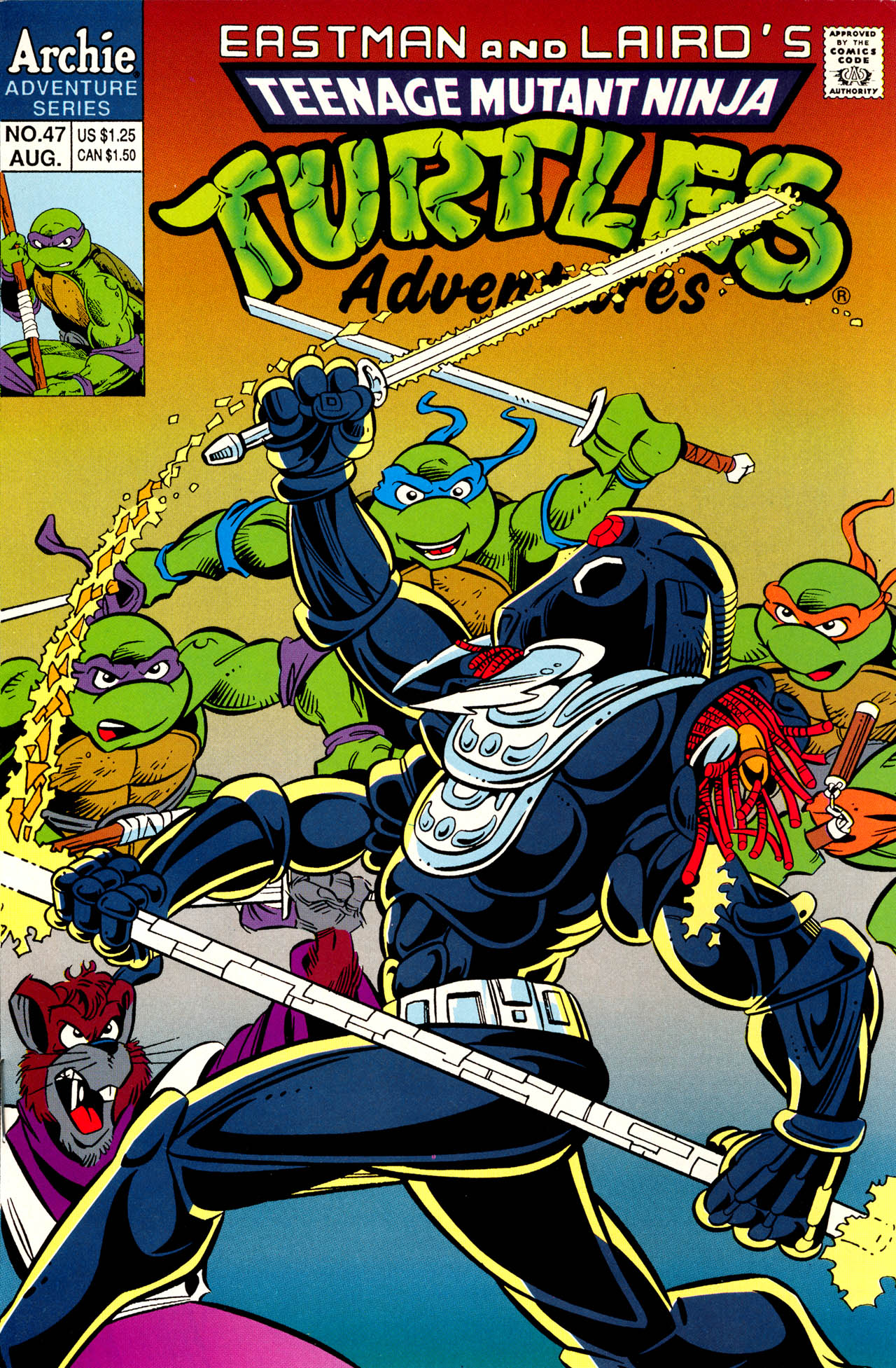 Read online Teenage Mutant Ninja Turtles Adventures (1989) comic -  Issue #47 - 1