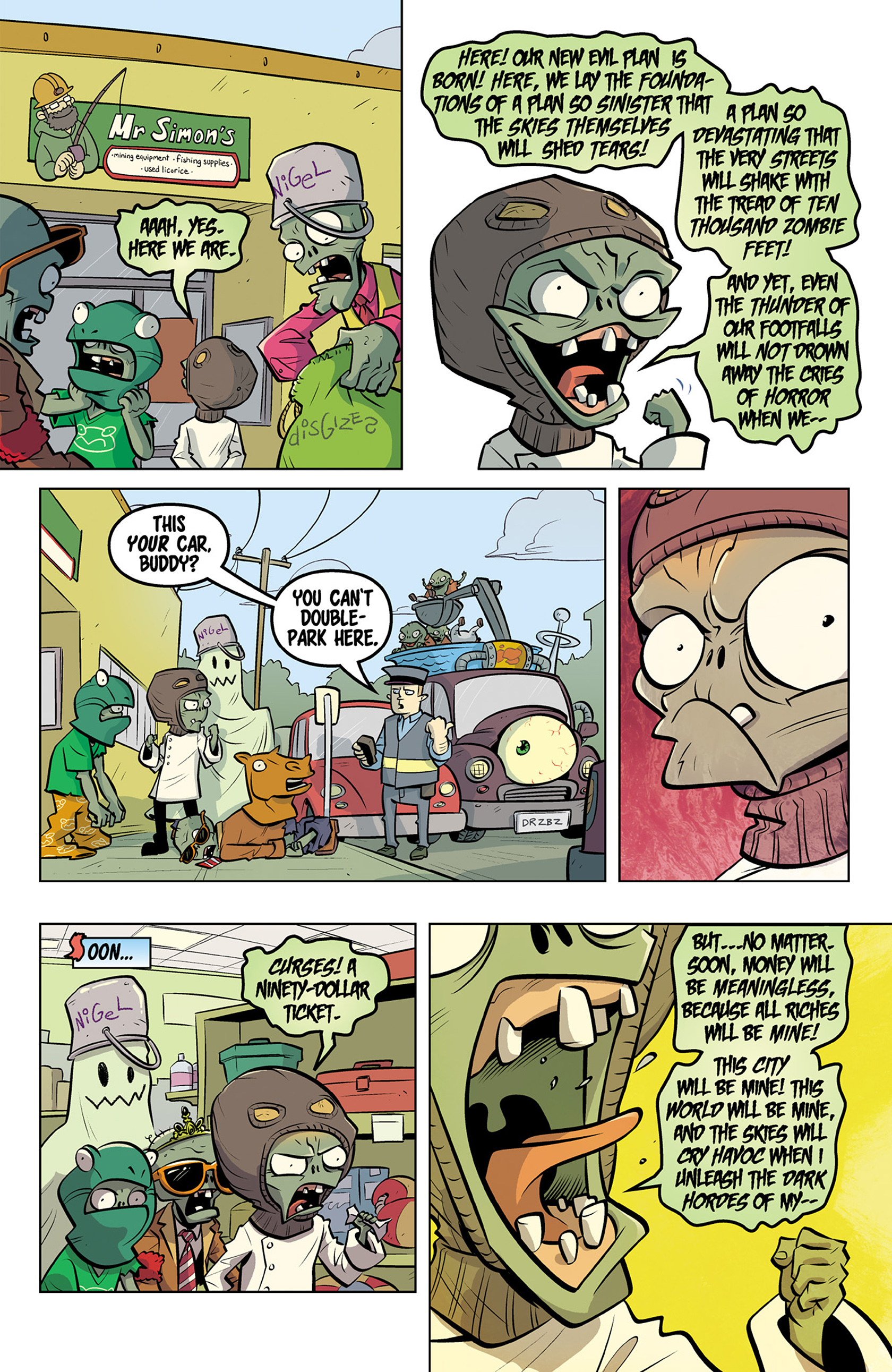 Read online Plants vs. Zombies: Bully For You comic -  Issue #1 - 13