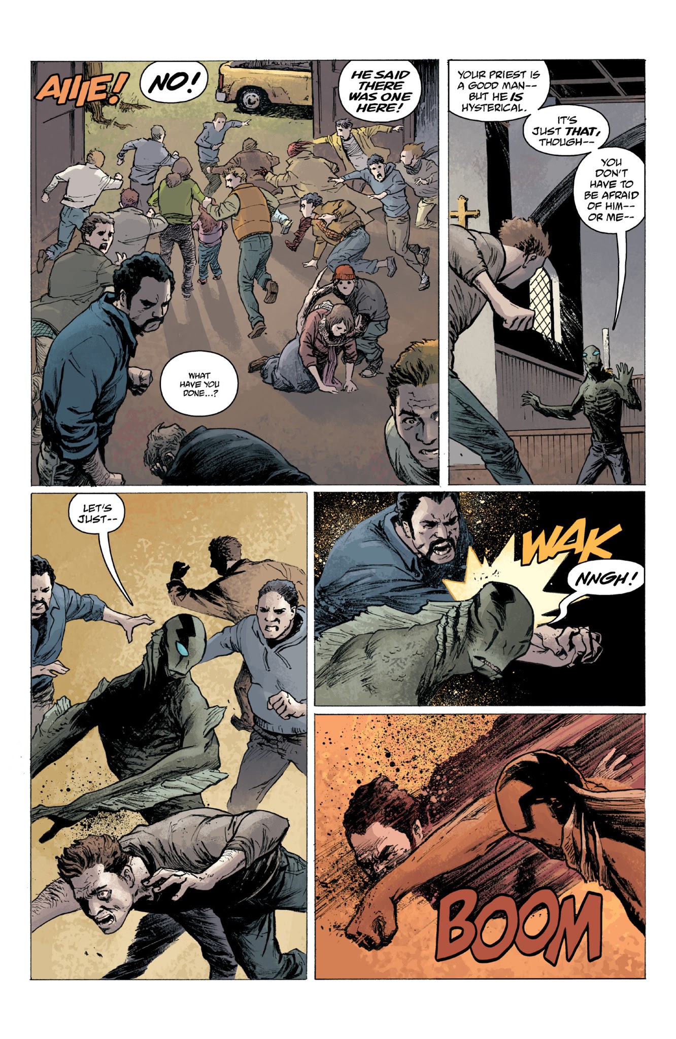 Read online Abe Sapien: Dark and Terrible and The New Race of Man comic -  Issue # TPB - 49