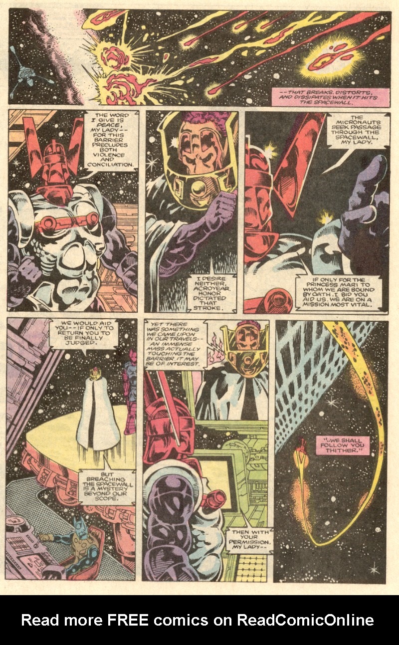 Read online Micronauts: The New Voyages comic -  Issue #11 - 11