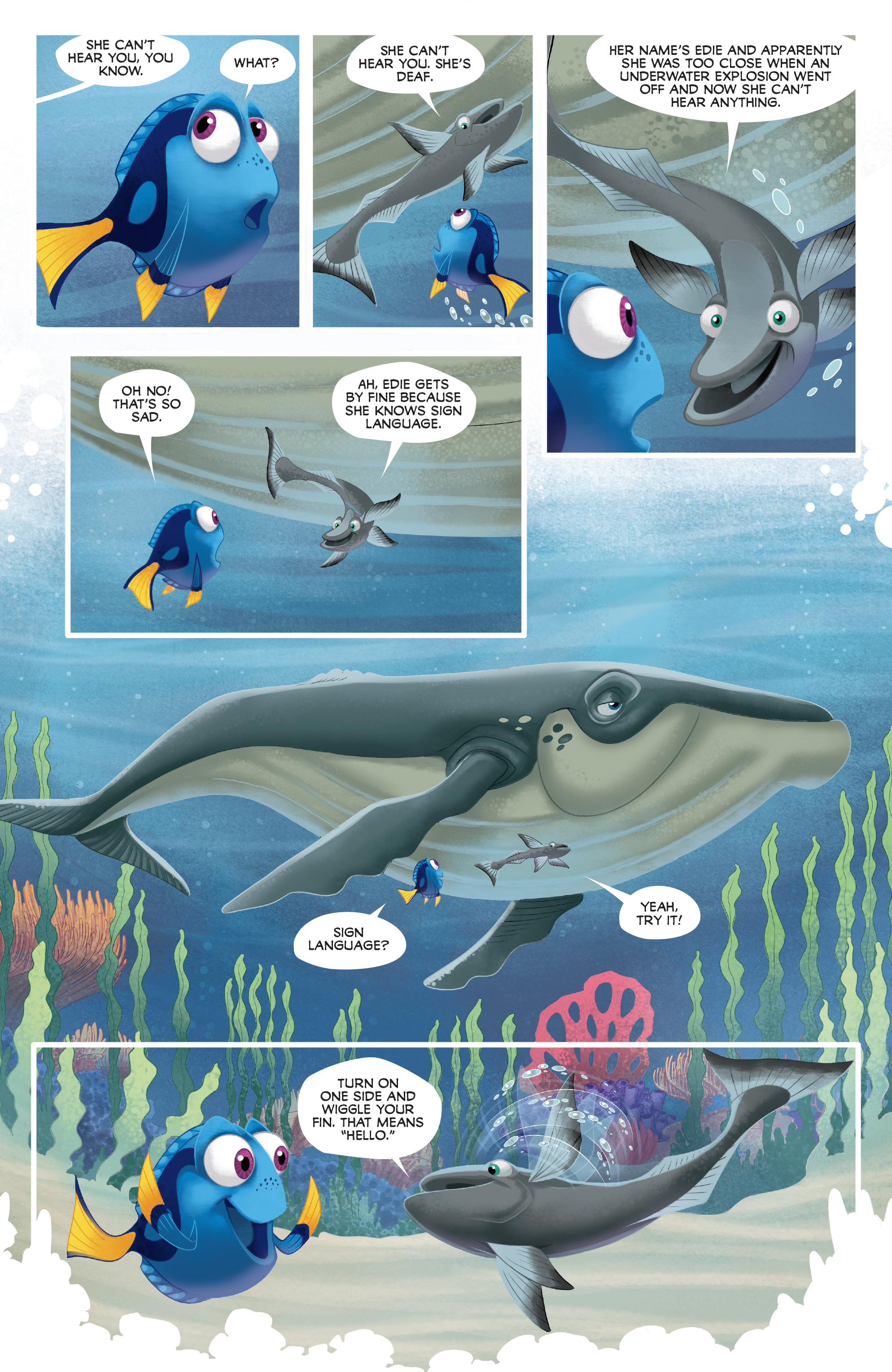 Read online Disney Pixar Finding Dory comic -  Issue #1 - 16