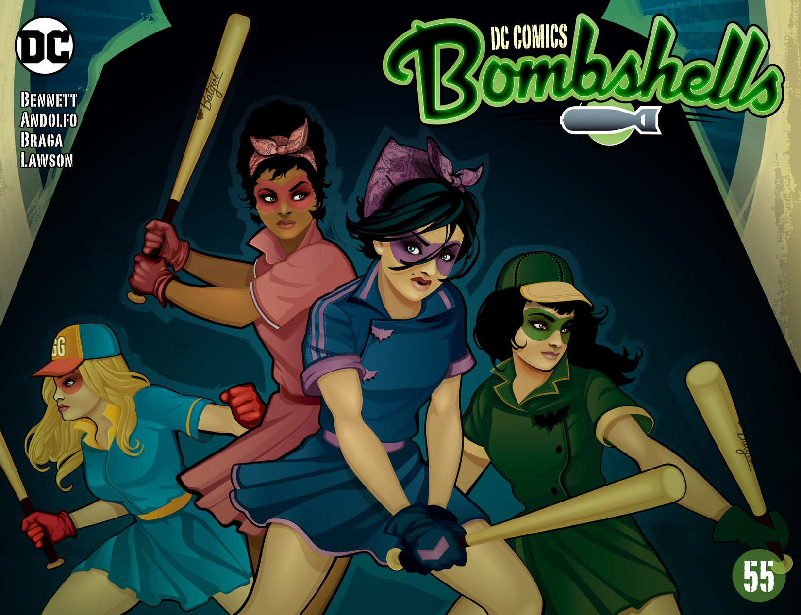 Read online DC Comics: Bombshells comic -  Issue #55 - 1