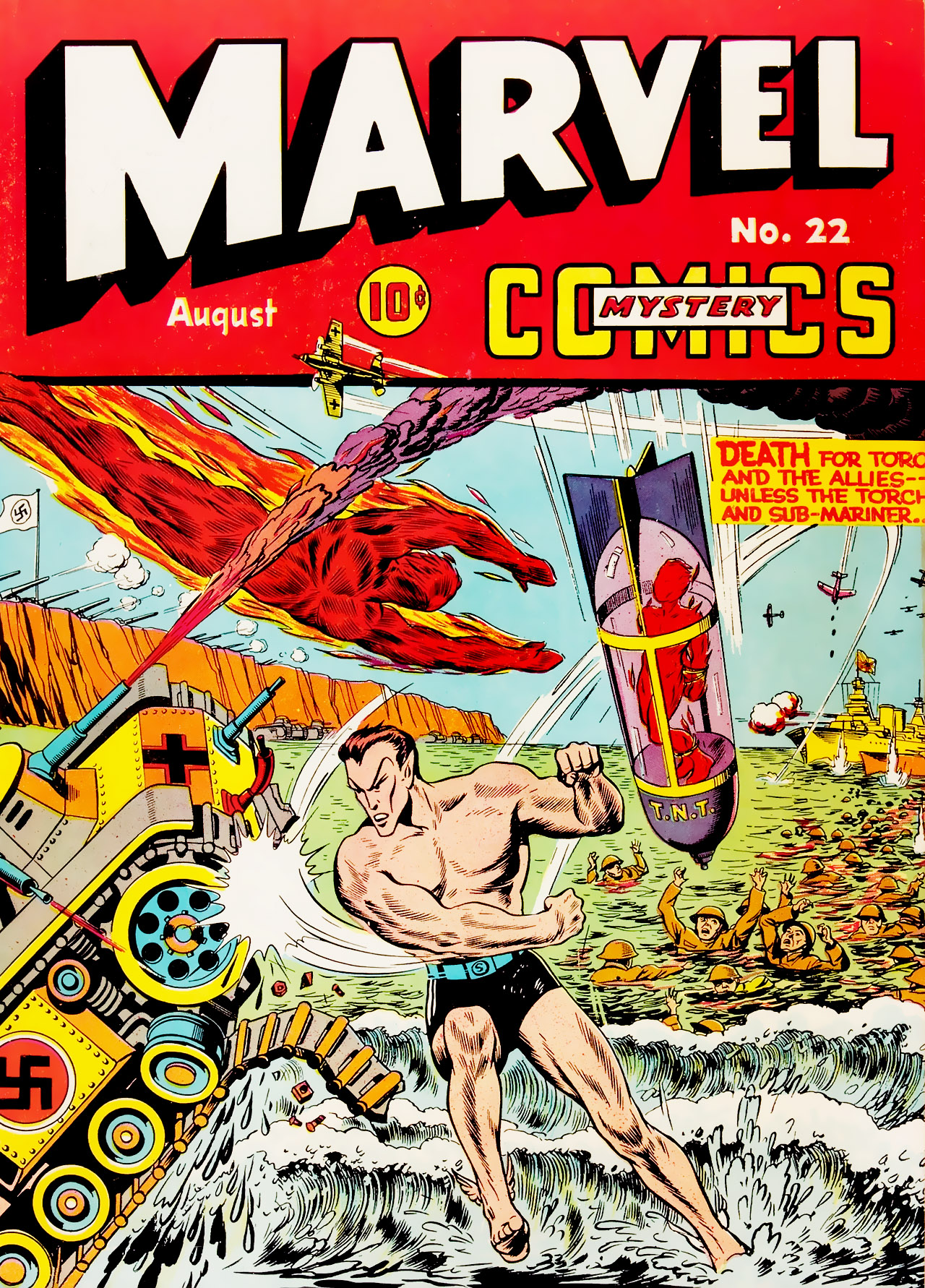 Read online Marvel Mystery Comics comic -  Issue #22 - 1