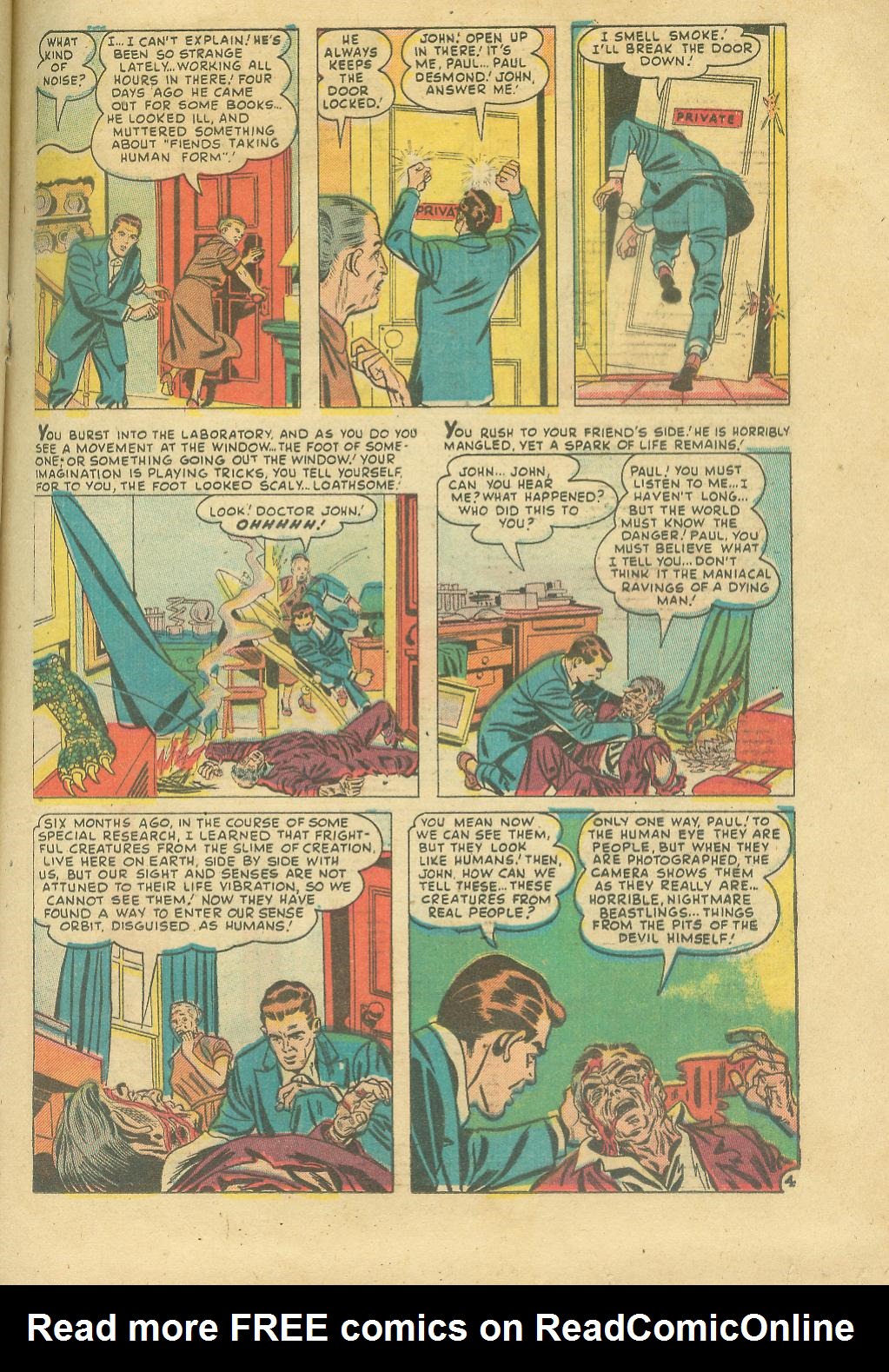 Read online Mystic (1951) comic -  Issue #5 - 21
