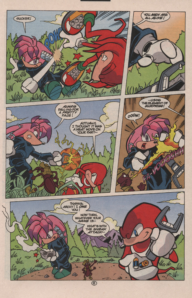 Read online Knuckles the Echidna comic -  Issue #4 - 13