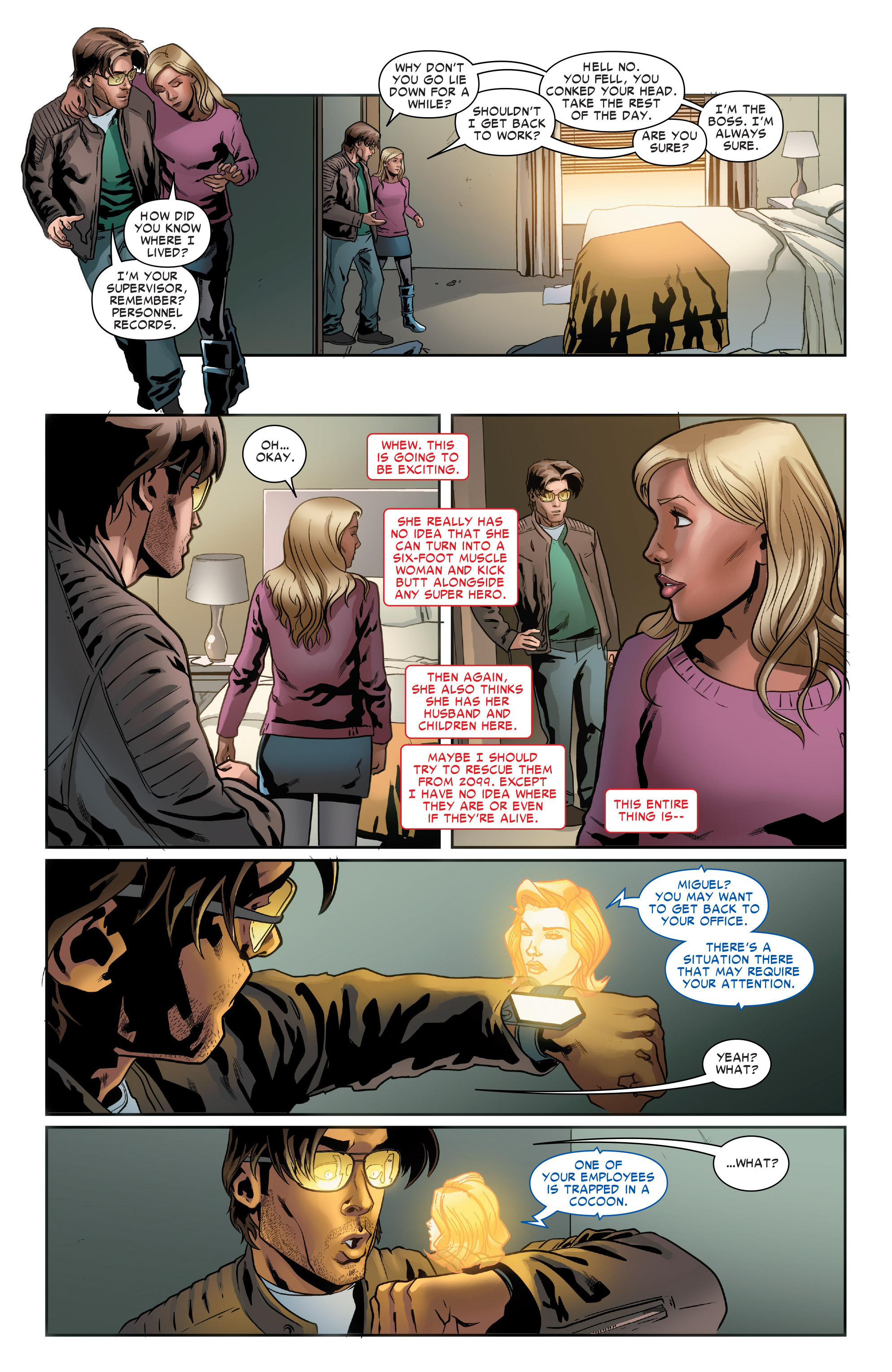 Read online Spider-Man 2099 (2015) comic -  Issue #6 - 7