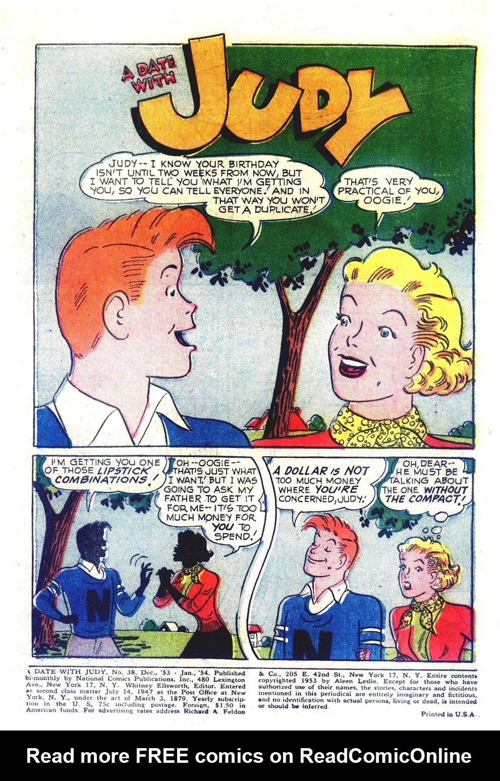Read online A Date with Judy comic -  Issue #38 - 3