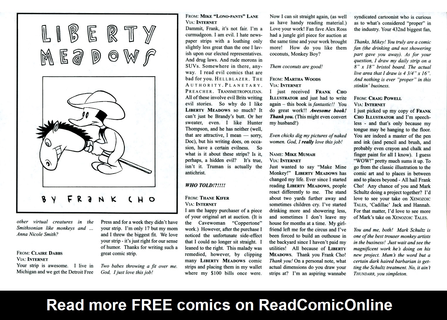 Read online Liberty Meadows comic -  Issue #16 - 31