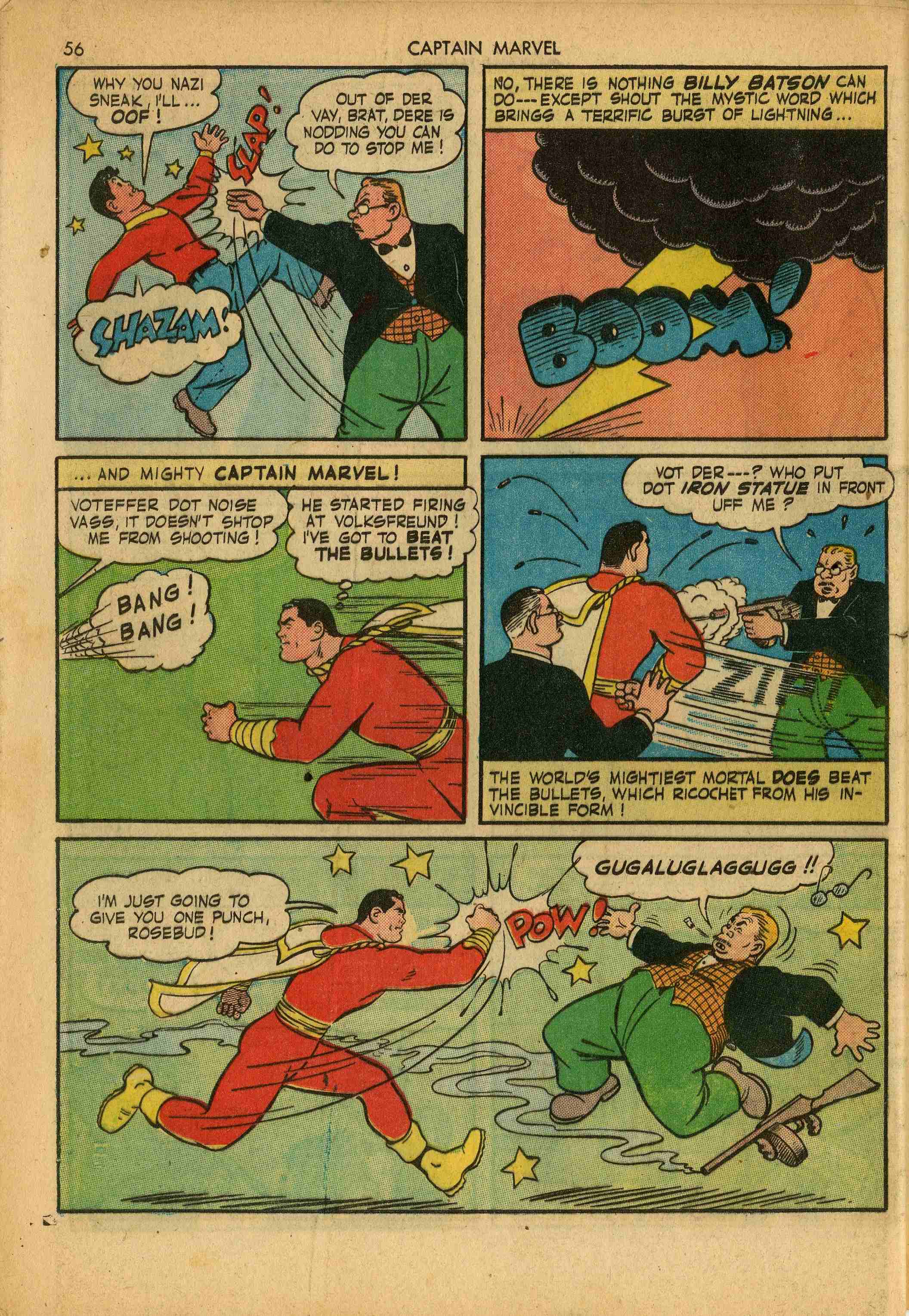 Read online Captain Marvel Adventures comic -  Issue #24 - 56