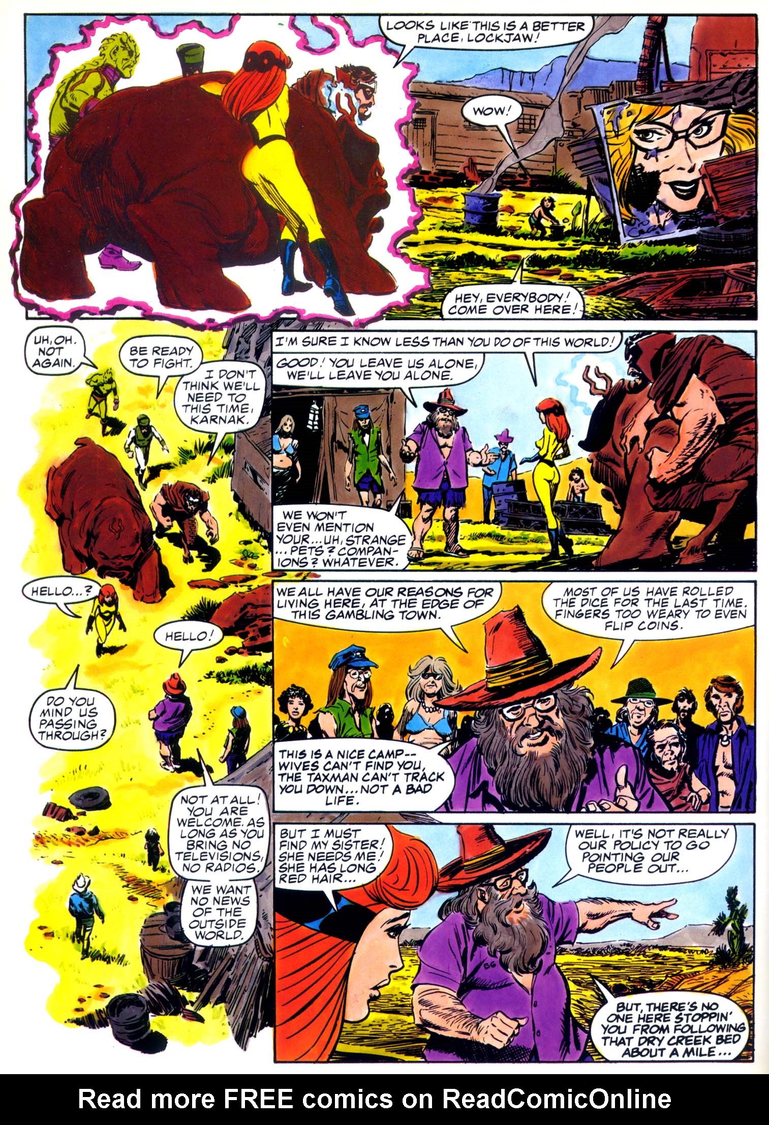 Read online Marvel Graphic Novel comic -  Issue #39 - The Inhumans - 28