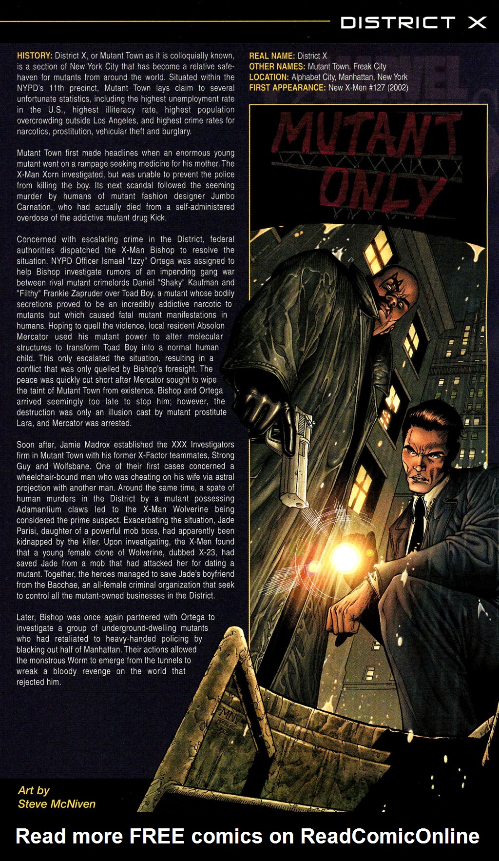 Read online The Official Handbook of the Marvel Universe: Marvel Knights comic -  Issue # Full - 15