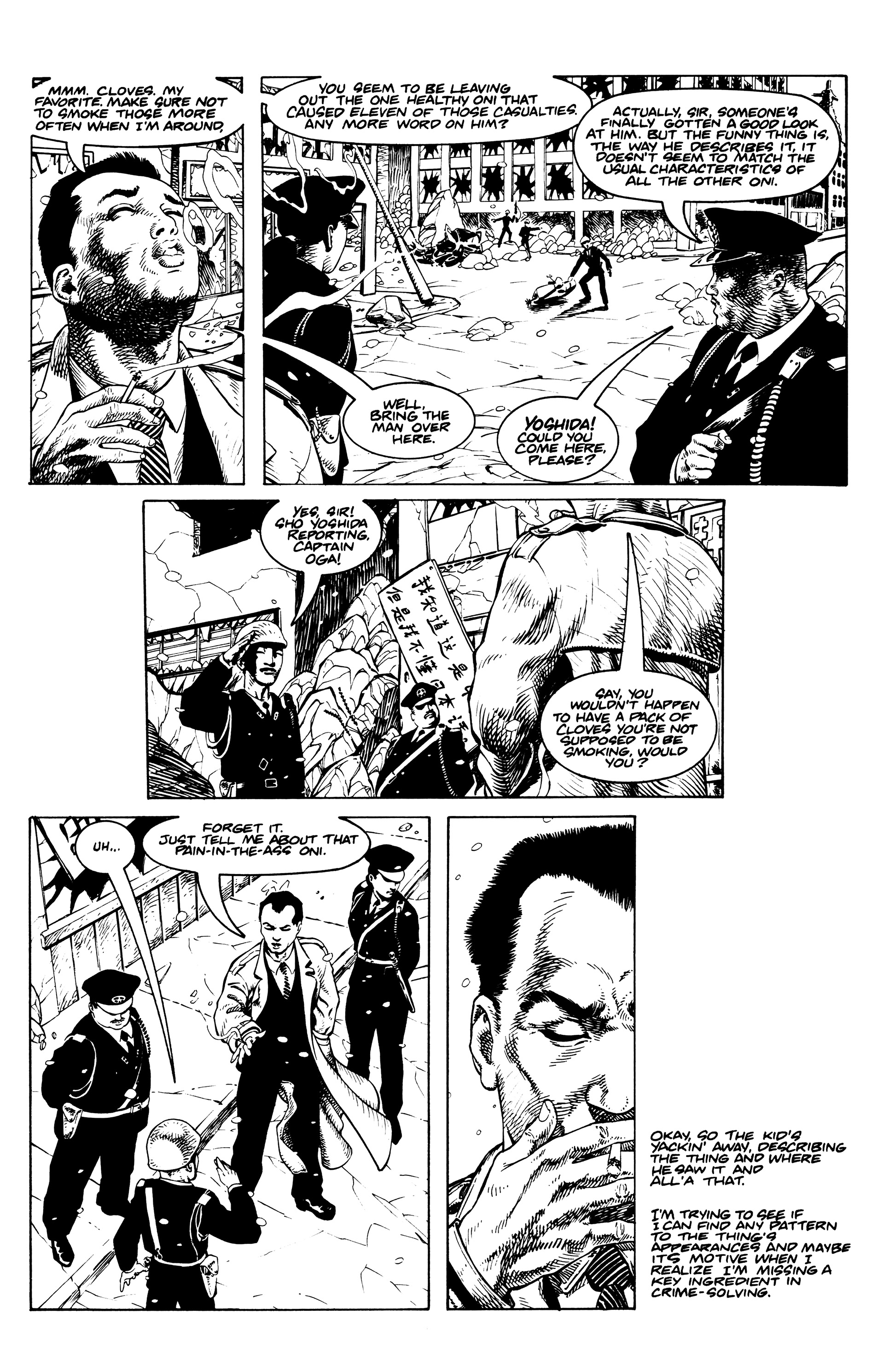 Read online Warrior Nun: Black & White comic -  Issue #4 - 6