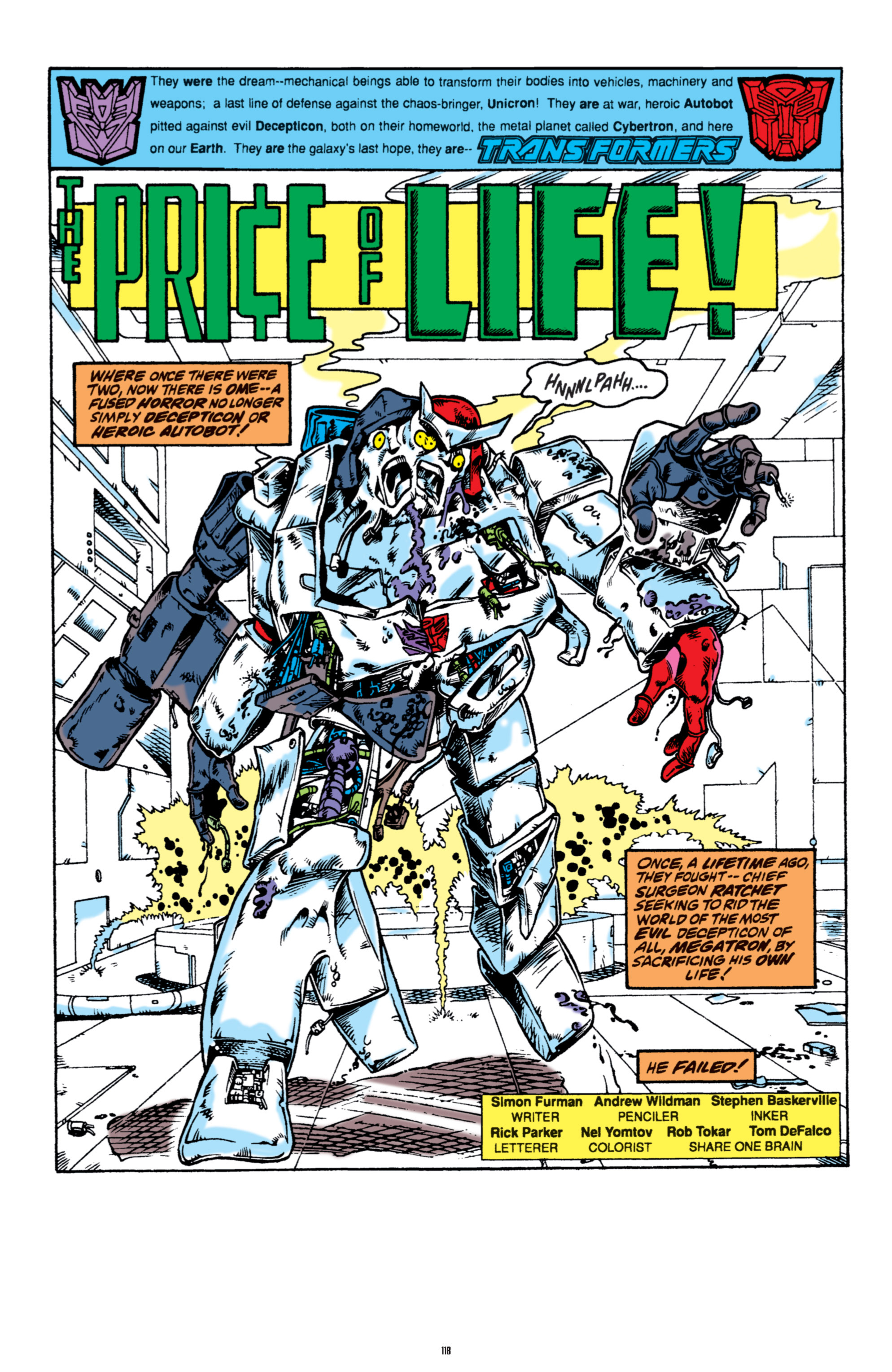 Read online The Transformers Classics comic -  Issue # TPB 6 - 118