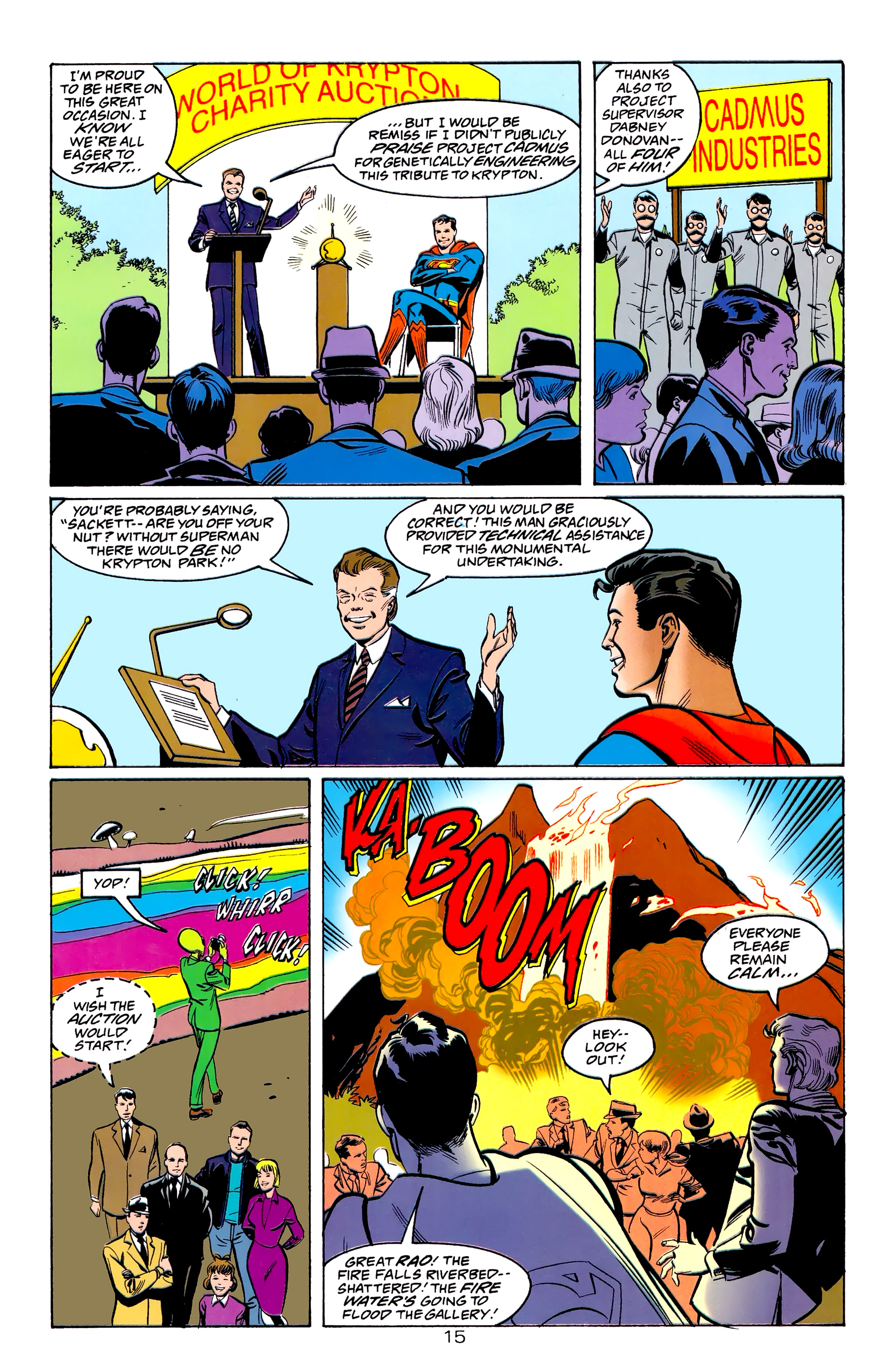 Read online Adventures of Superman (1987) comic -  Issue #558 - 16