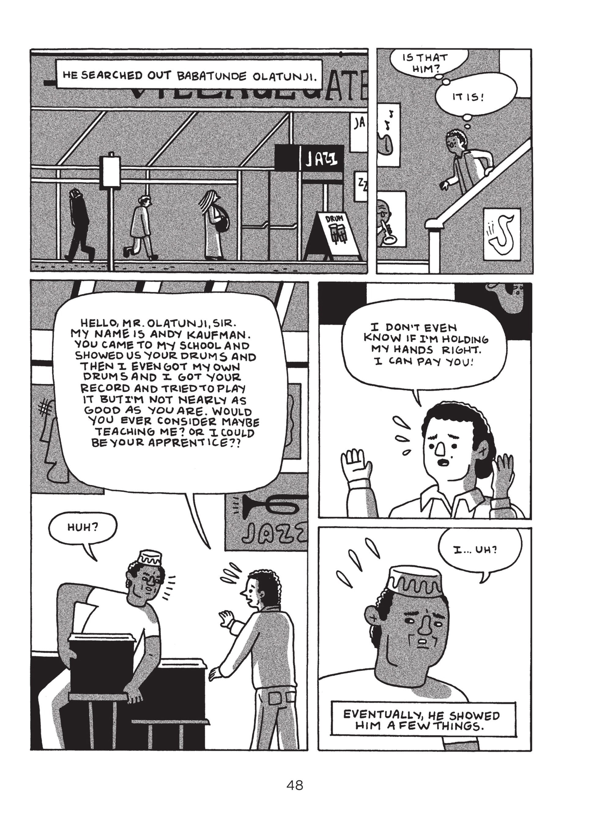 Read online Is This Guy For Real?: The Unbelievable Andy Kaufman comic -  Issue # TPB (Part 1) - 53