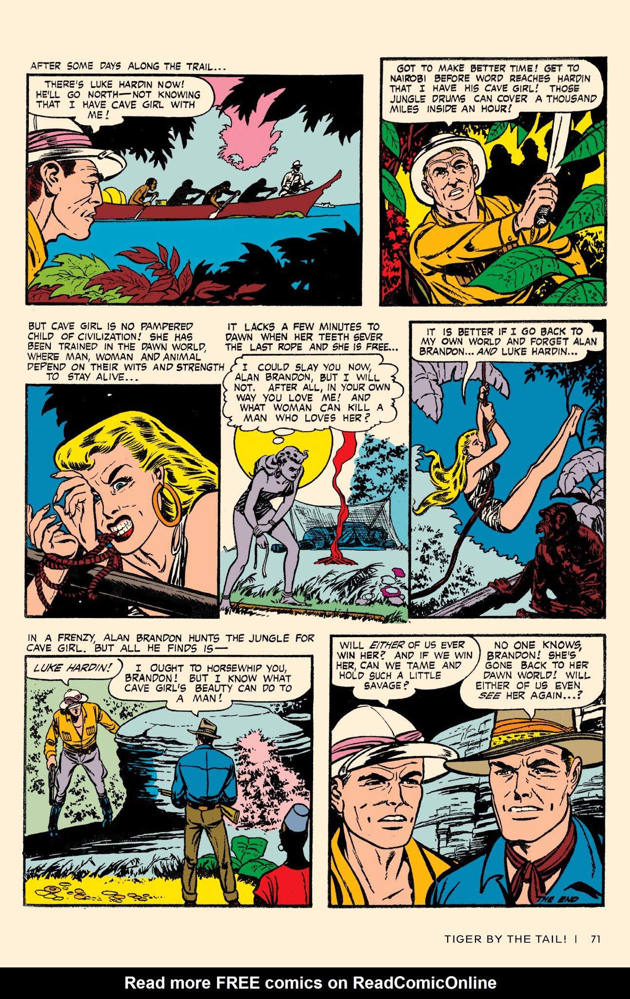 Read online Bob Powell's Complete Cave Girl comic -  Issue # TPB (Part 1) - 72