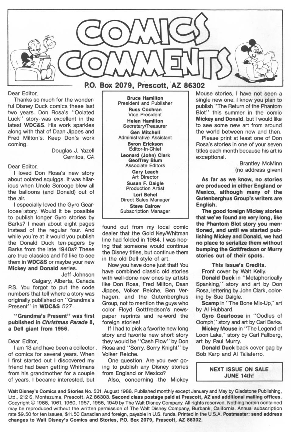 Read online Walt Disney's Comics and Stories comic -  Issue #531 - 2