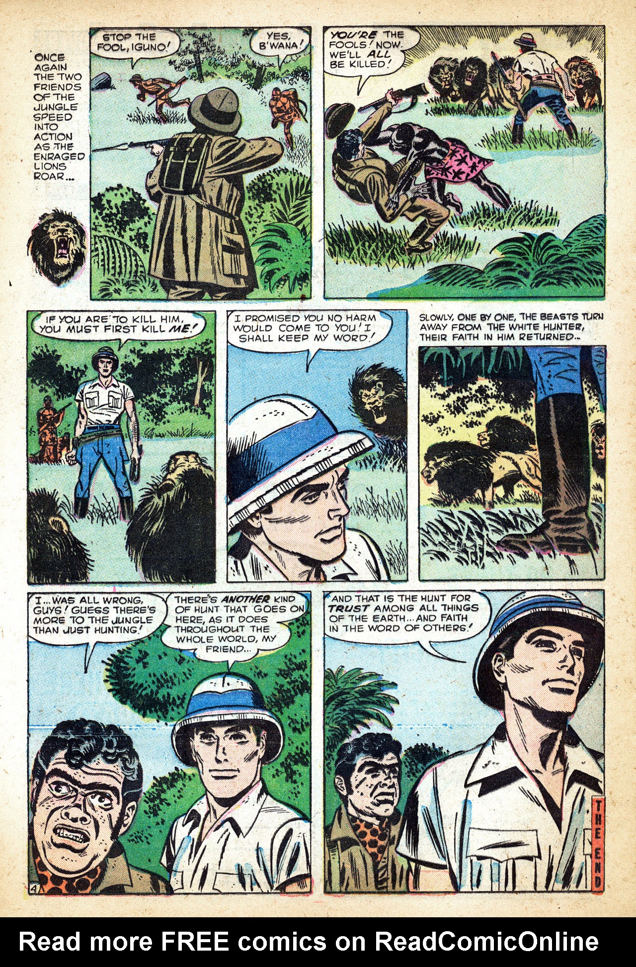 Read online Lorna, The Jungle Girl comic -  Issue #18 - 20