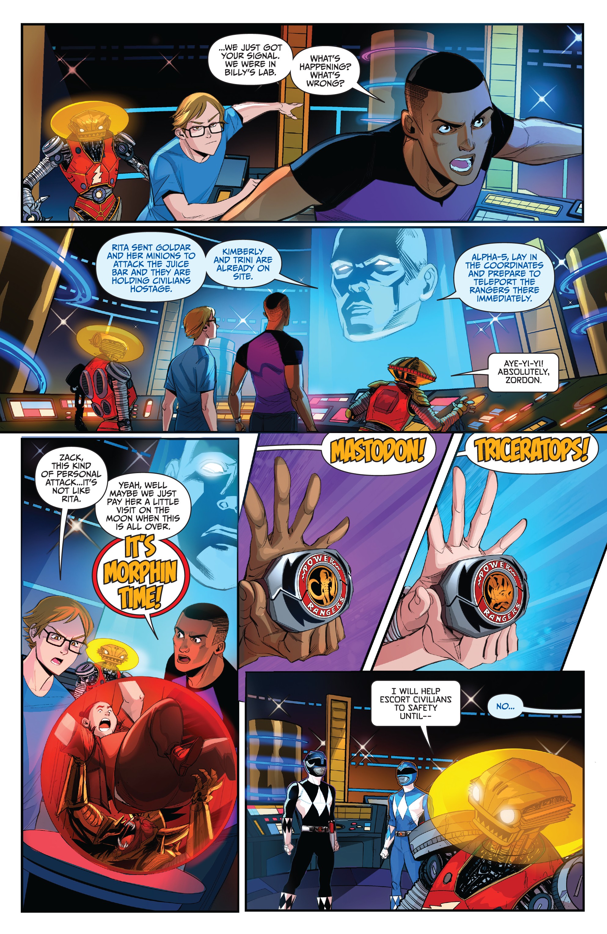 Read online Saban's Go Go Power Rangers comic -  Issue #20 - 10