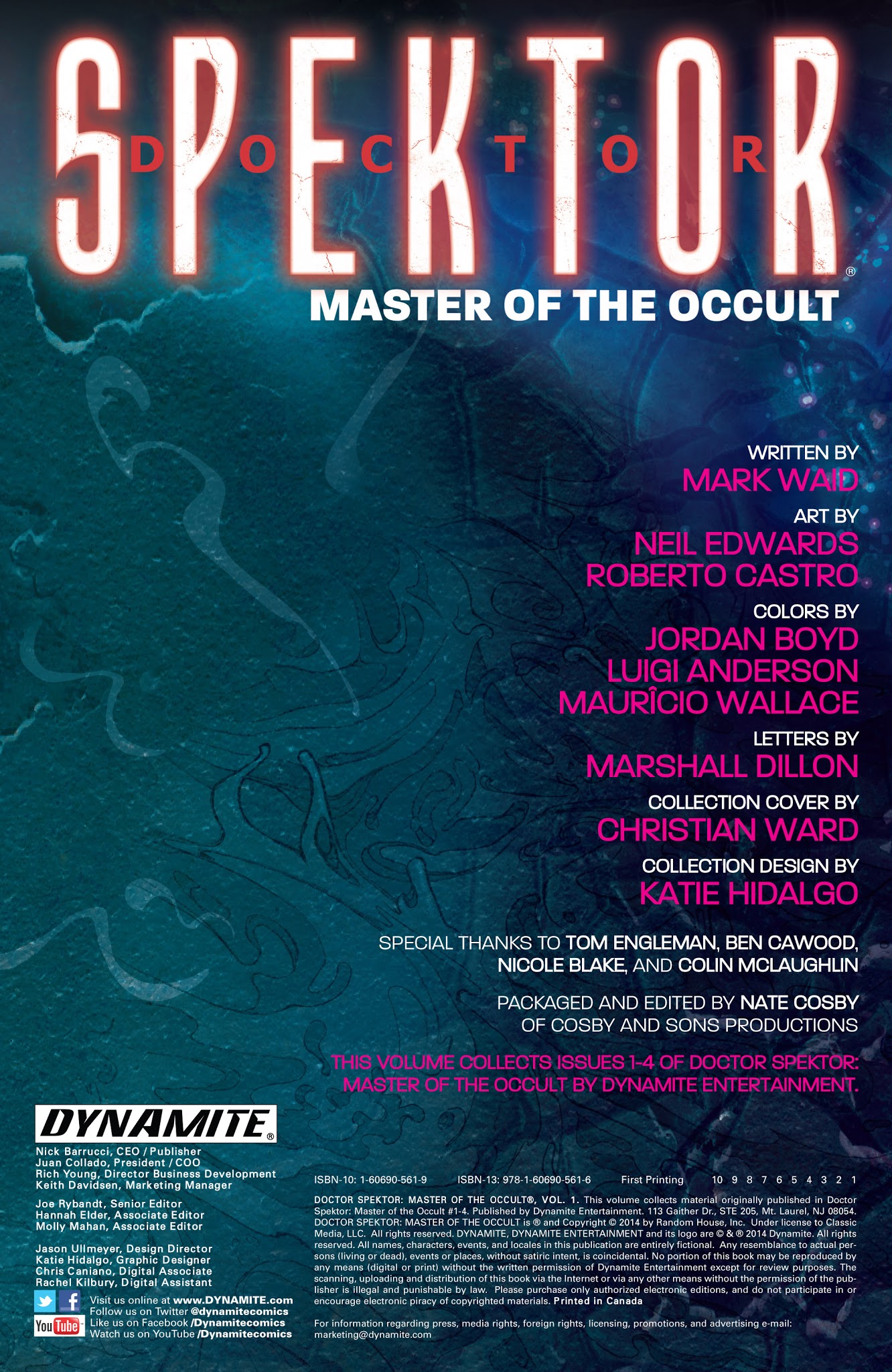 Read online Doctor Spektor: Master of the Occult comic -  Issue # TPB - 4