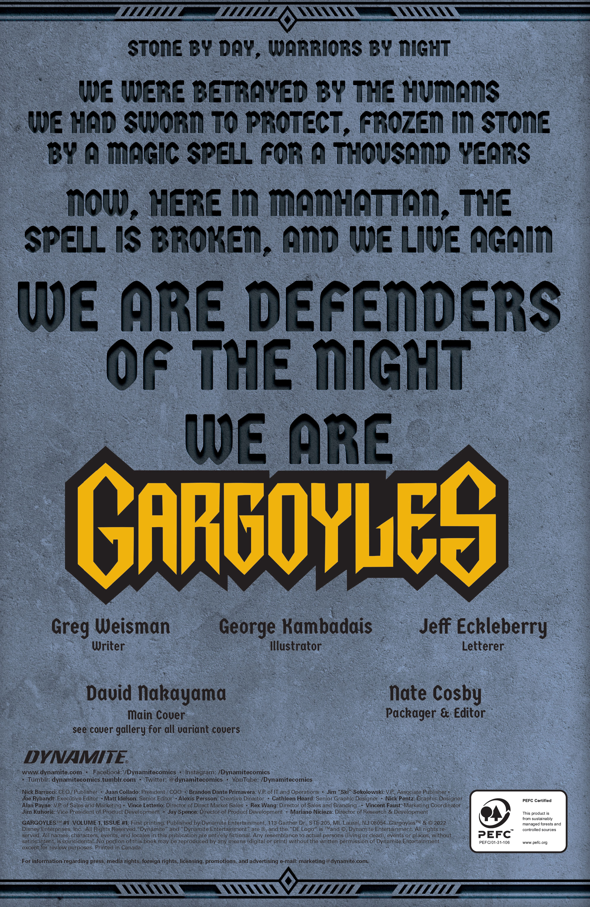 Read online Gargoyles (2022) comic -  Issue #1 - 7