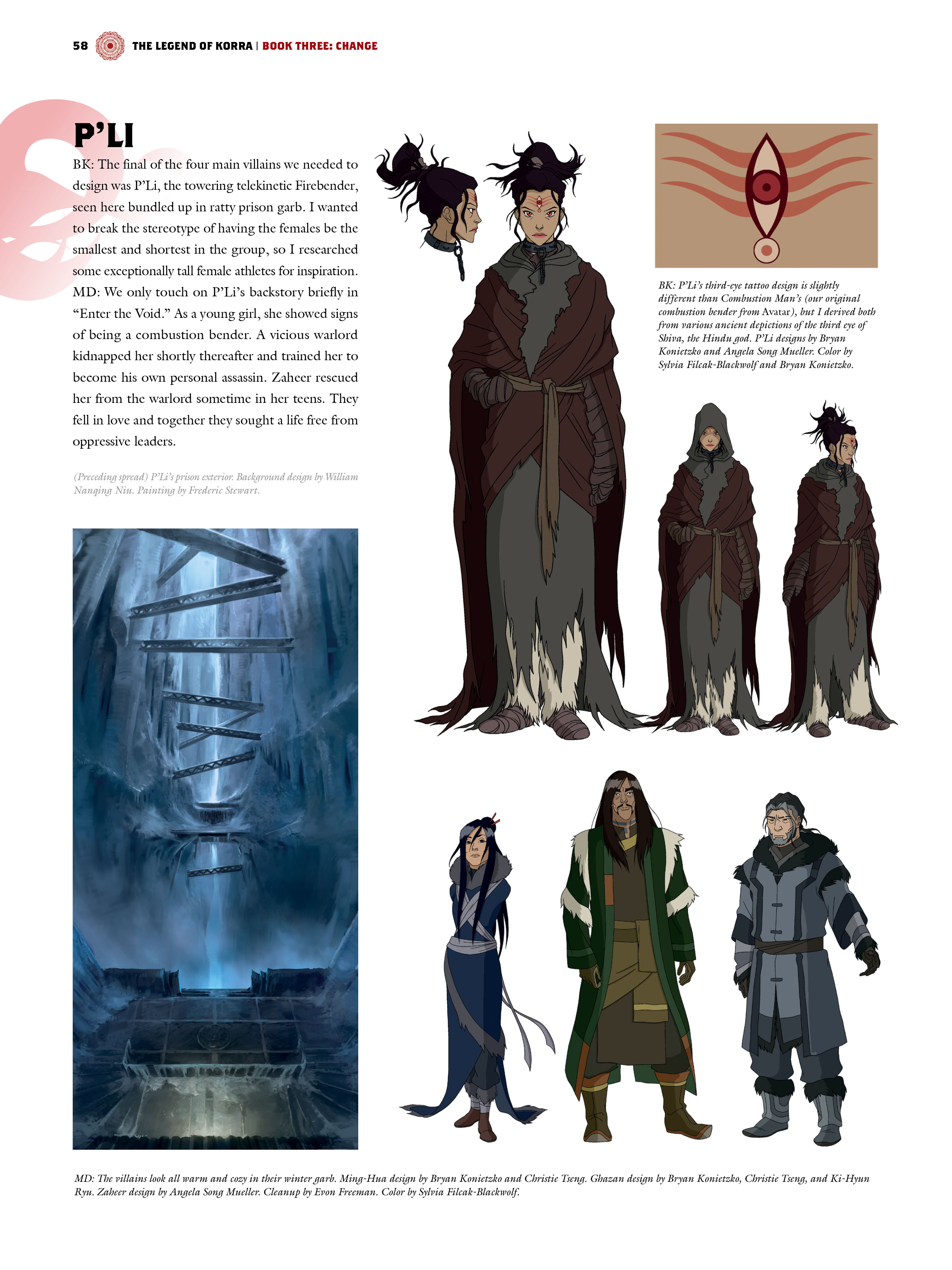 Read online The Legend of Korra: The Art of the Animated Series comic -  Issue # TPB 3 - 59