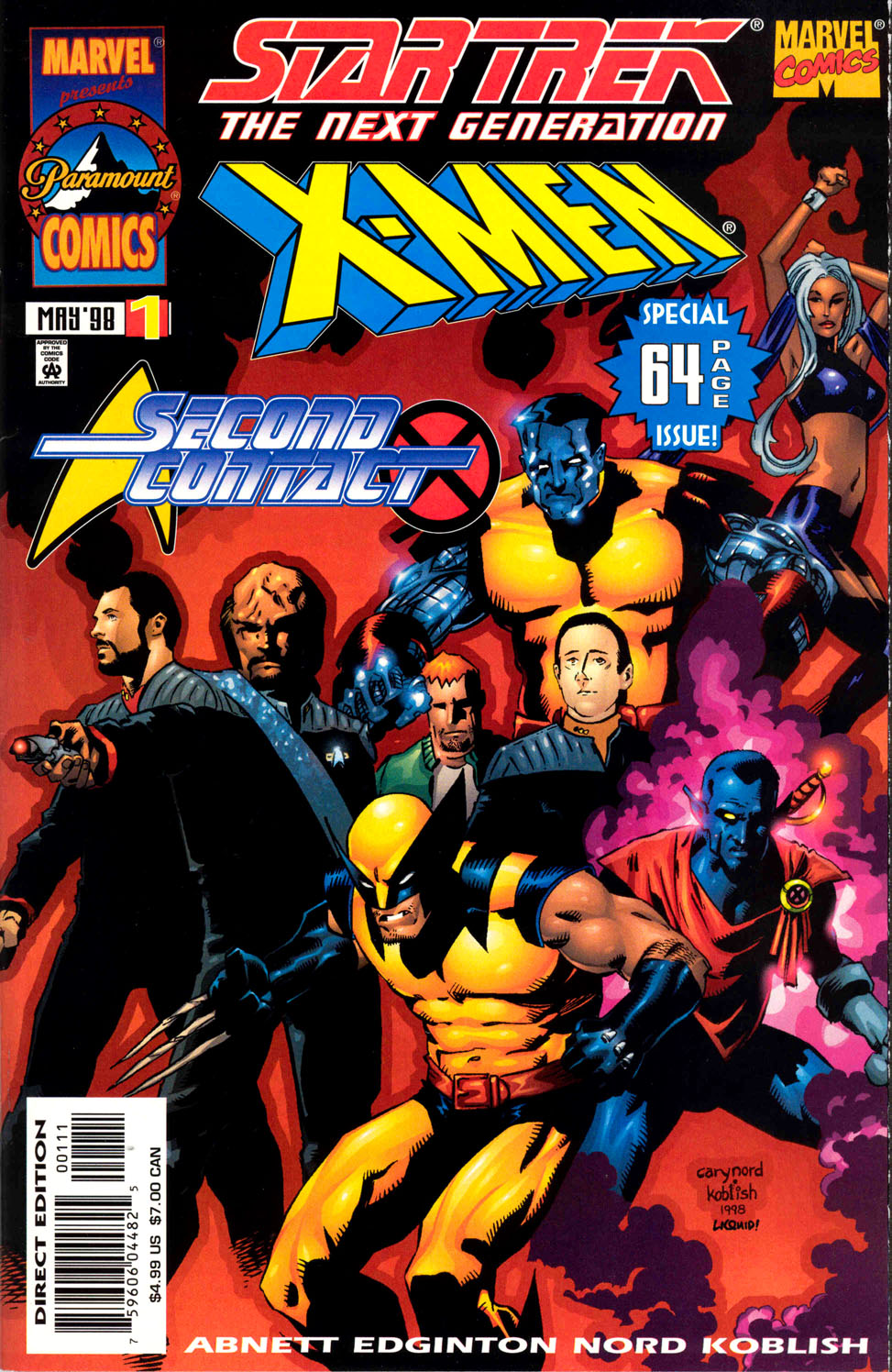 Read online Star Trek: The Next Generation/X-Men: Second Contact comic -  Issue # Full - 4