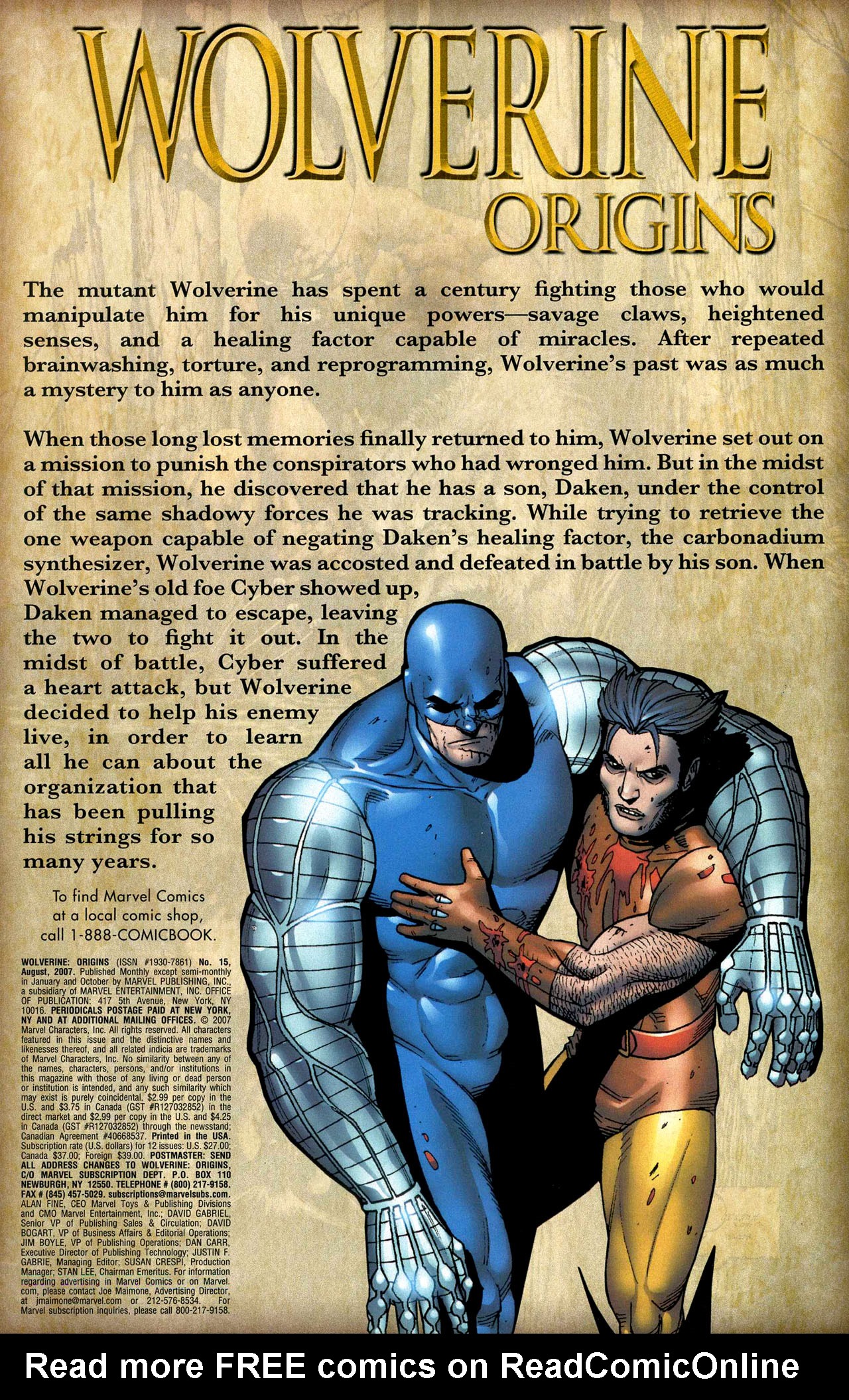 Read online Wolverine: Origins comic -  Issue #15 - 2