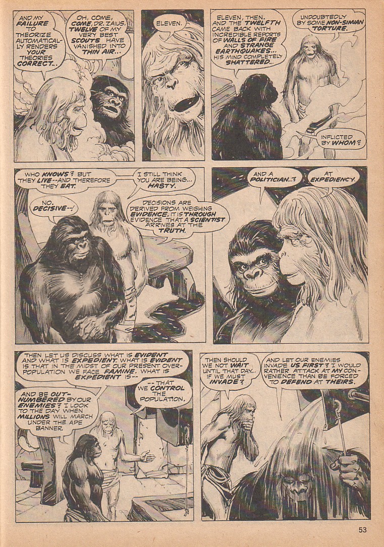 Read online Planet of the Apes comic -  Issue #7 - 53