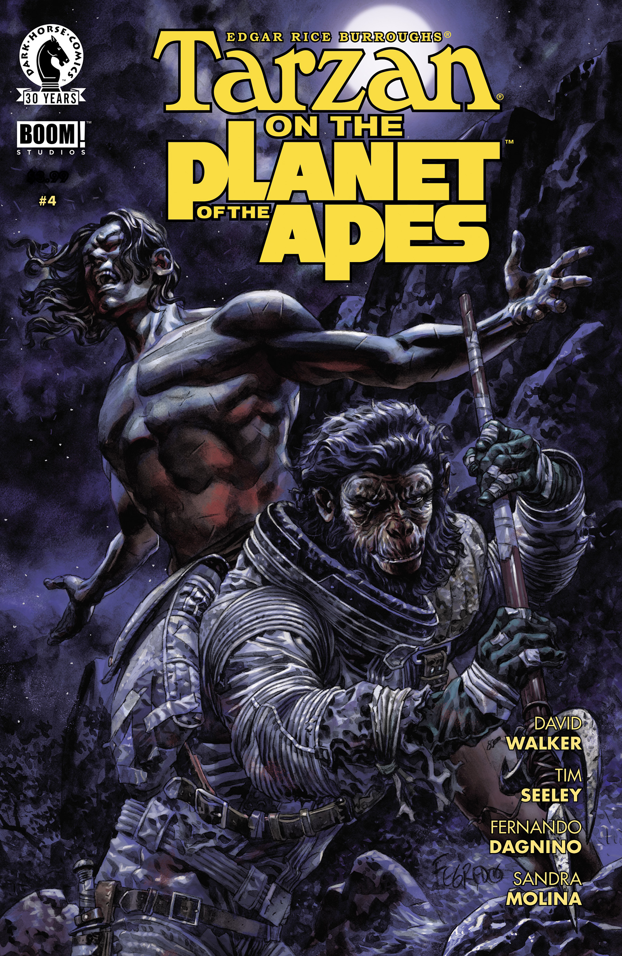 Read online Tarzan On the Planet of the Apes comic -  Issue #4 - 1