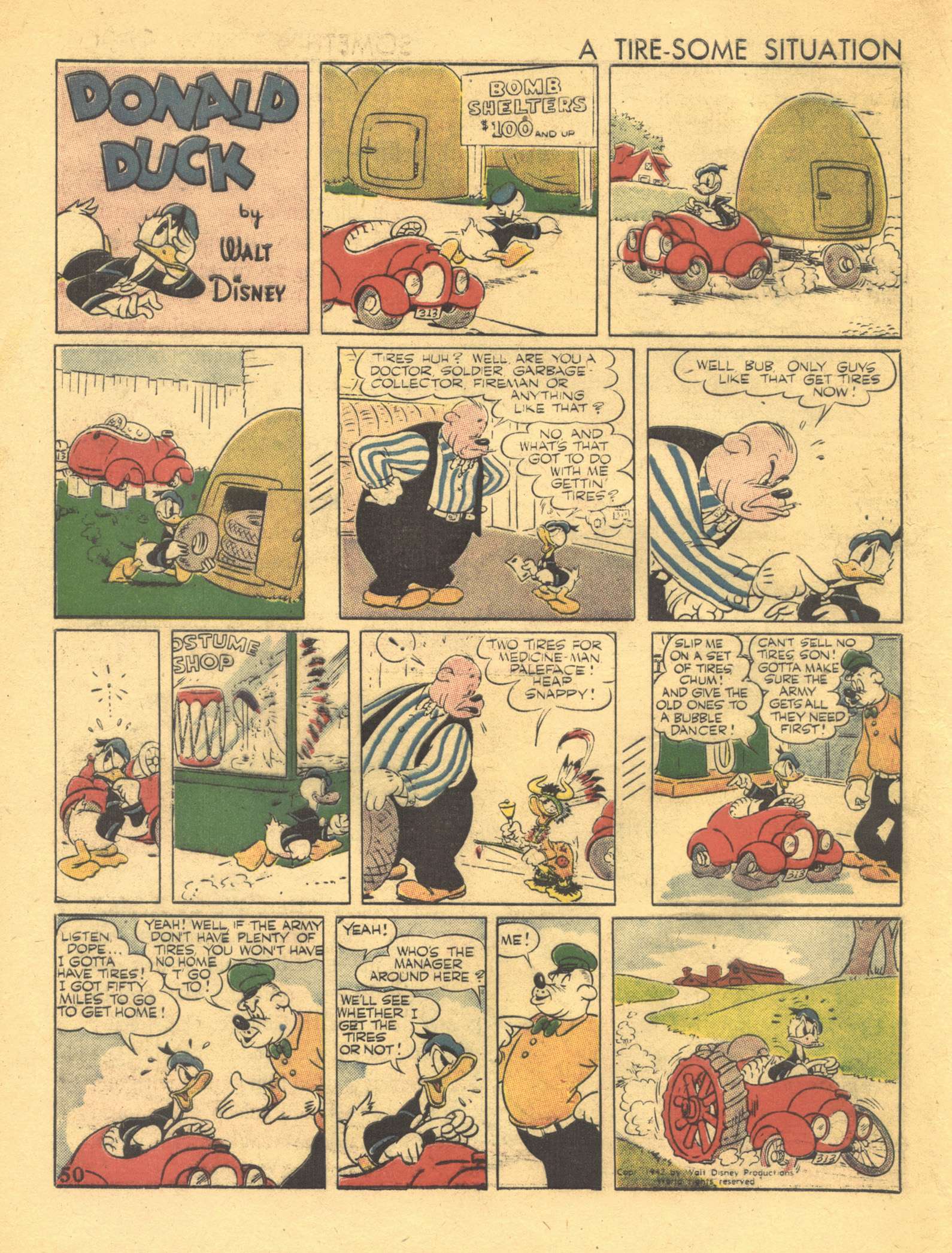 Read online Walt Disney's Comics and Stories comic -  Issue #25 - 53