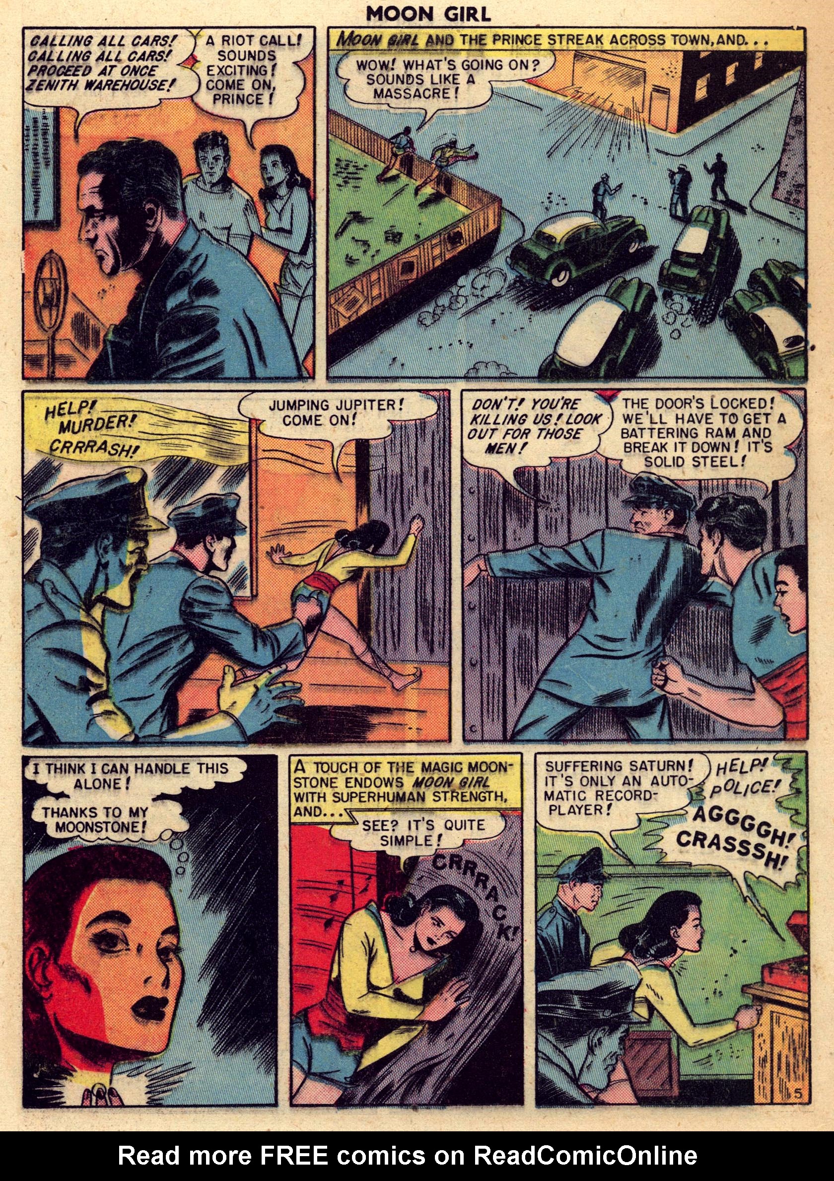 Read online Moon Girl (1947) comic -  Issue #6 - 17