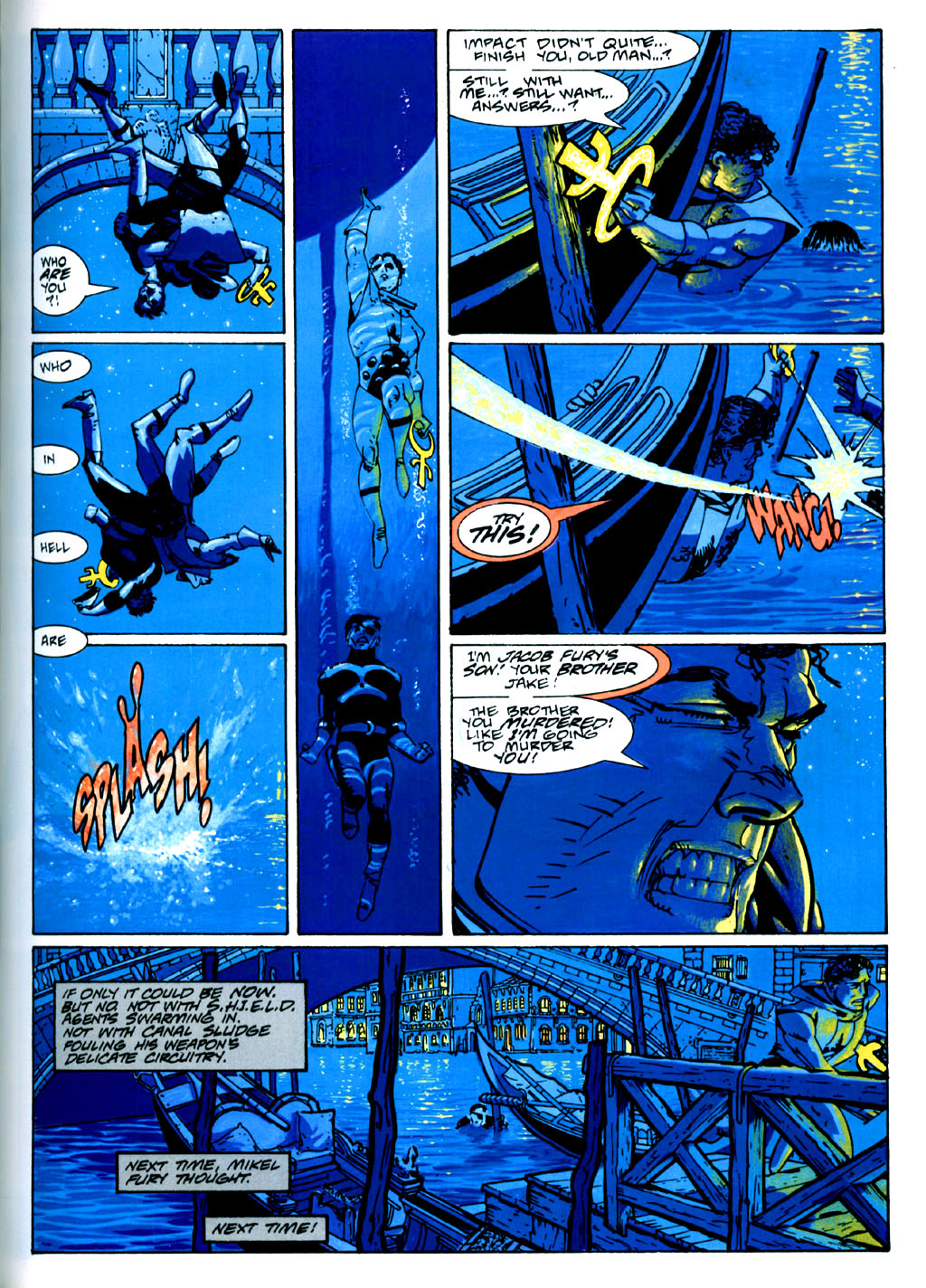 Read online Marvel Graphic Novel comic -  Issue #50 - Wolverine & Nick Fury - The Scorpio Connection - 36