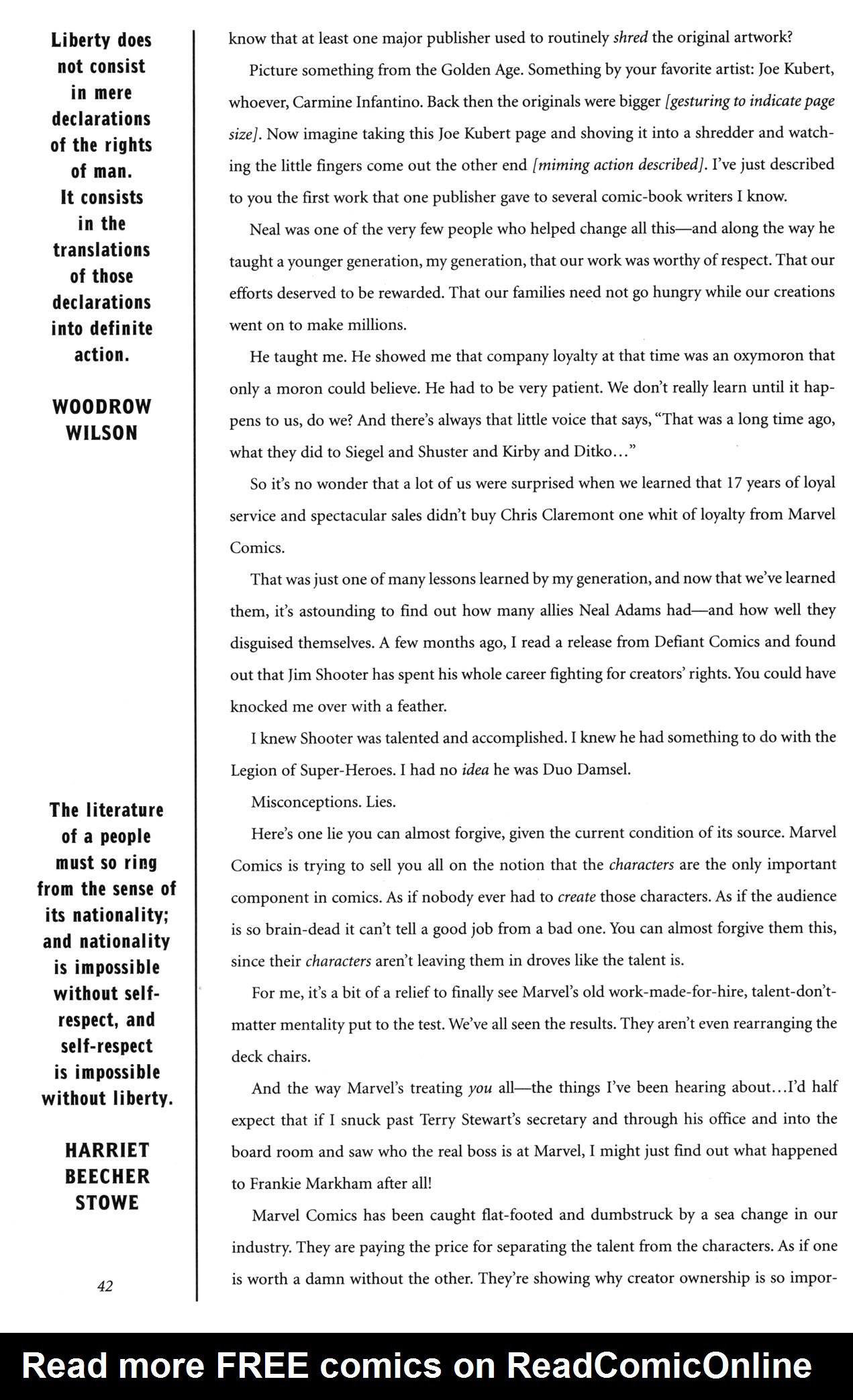 Read online Free Speeches comic -  Issue # Full - 44