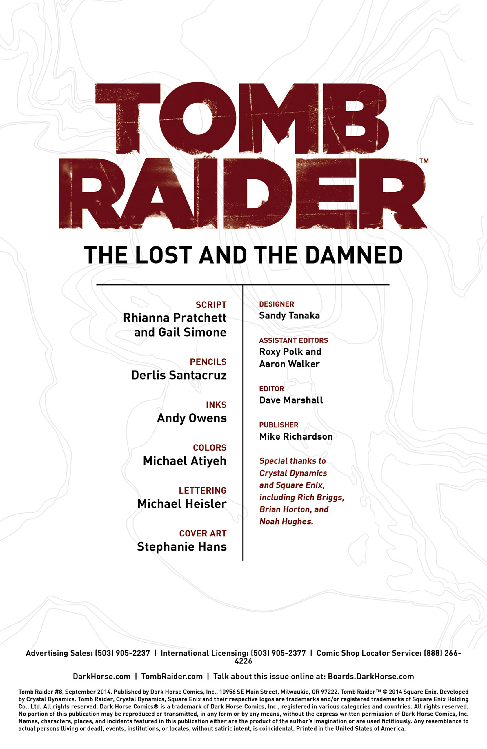 Read online Tomb Raider (2014) comic -  Issue #8 - 2